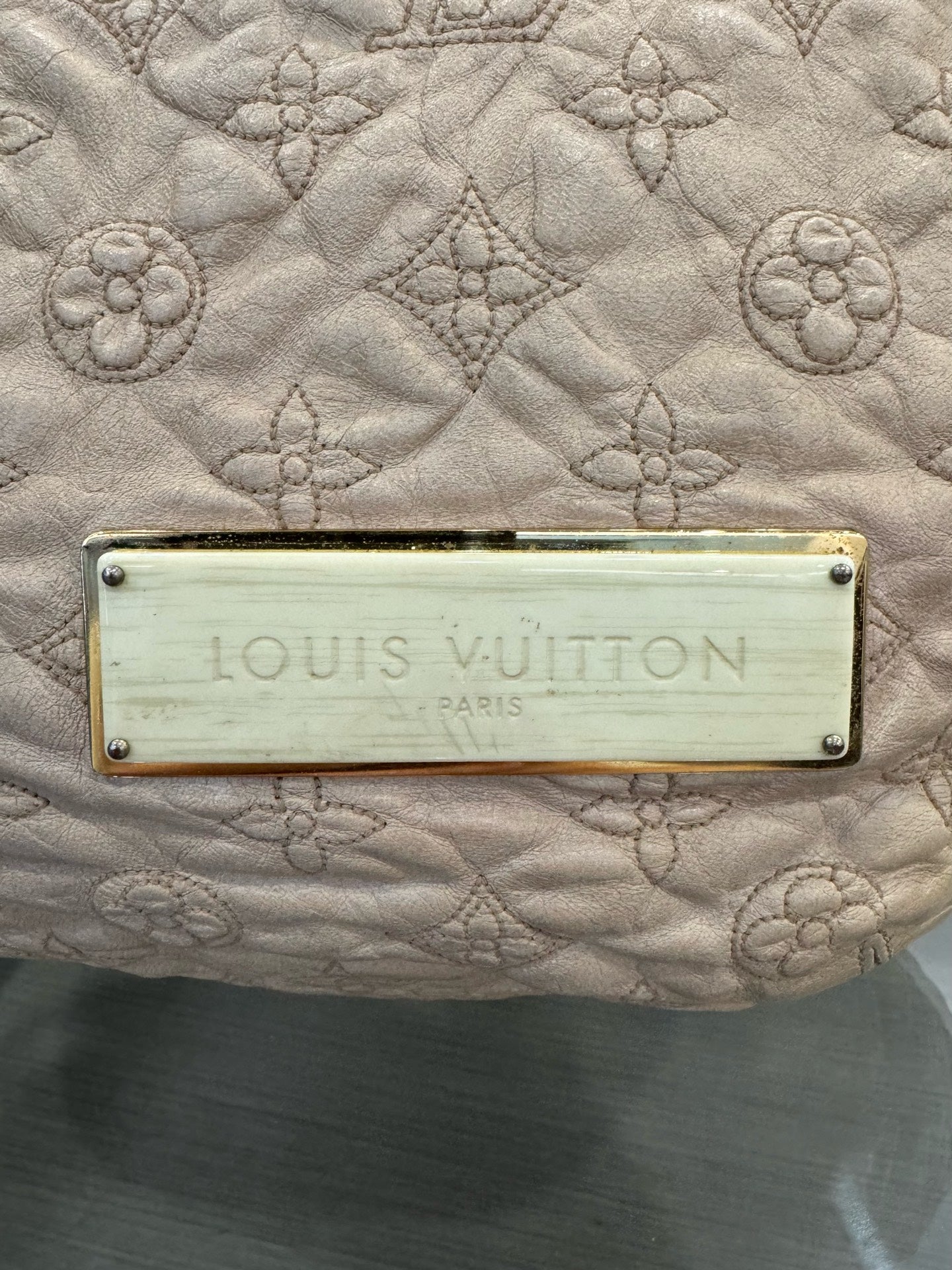 Louis Vuitton - Olympe Nimbus - Leather - Beige - (large)