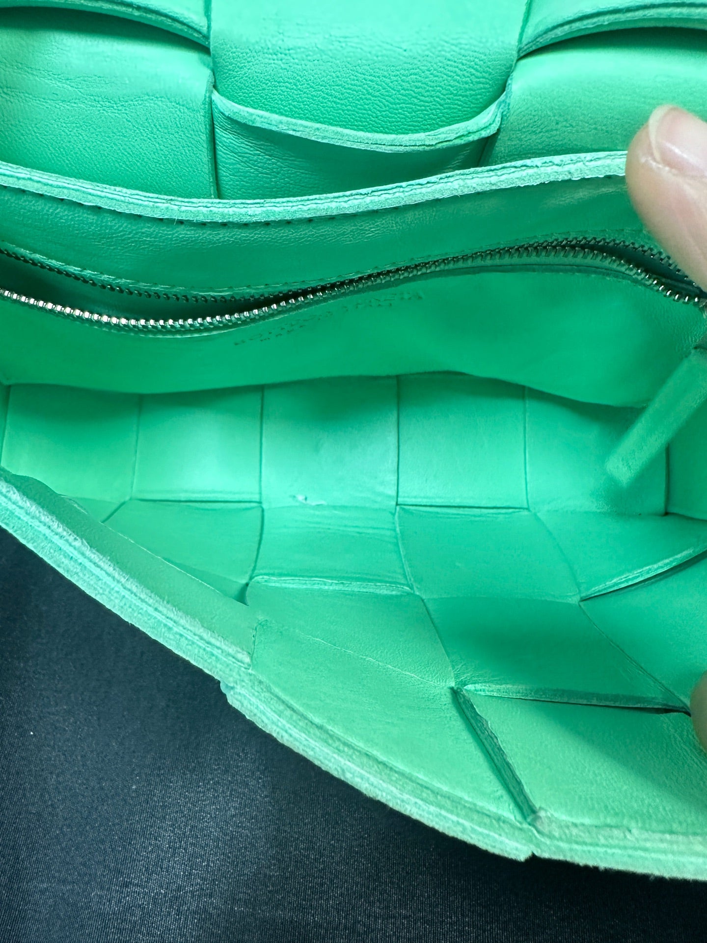 Bottega Veneta - Padded Cassette - Lambskin leather - Green - (small)