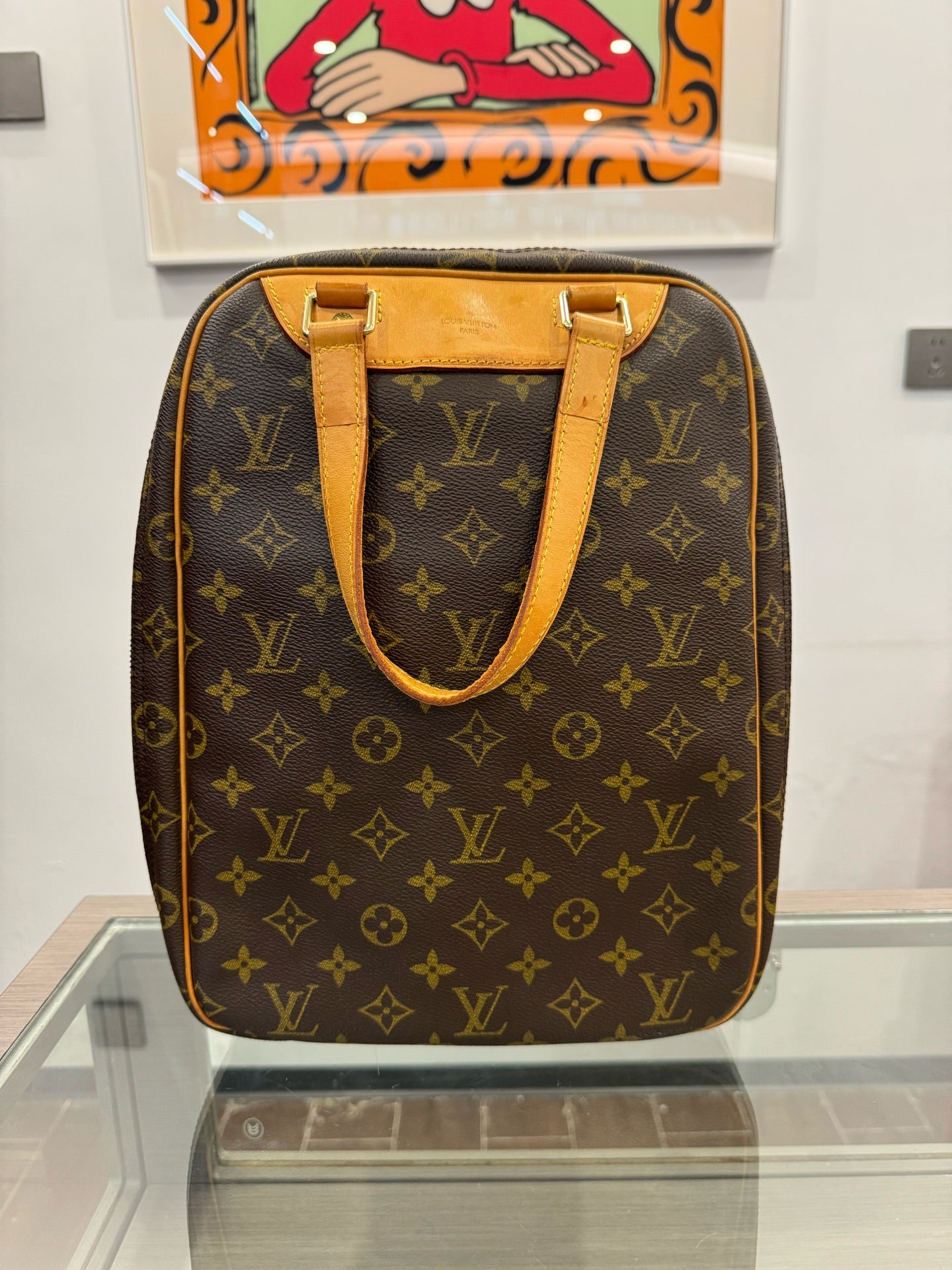 Louis Vuitton - Jenny Handbag - Monogram coated canvas with natural vachetta leather trim - Brown - (medium)