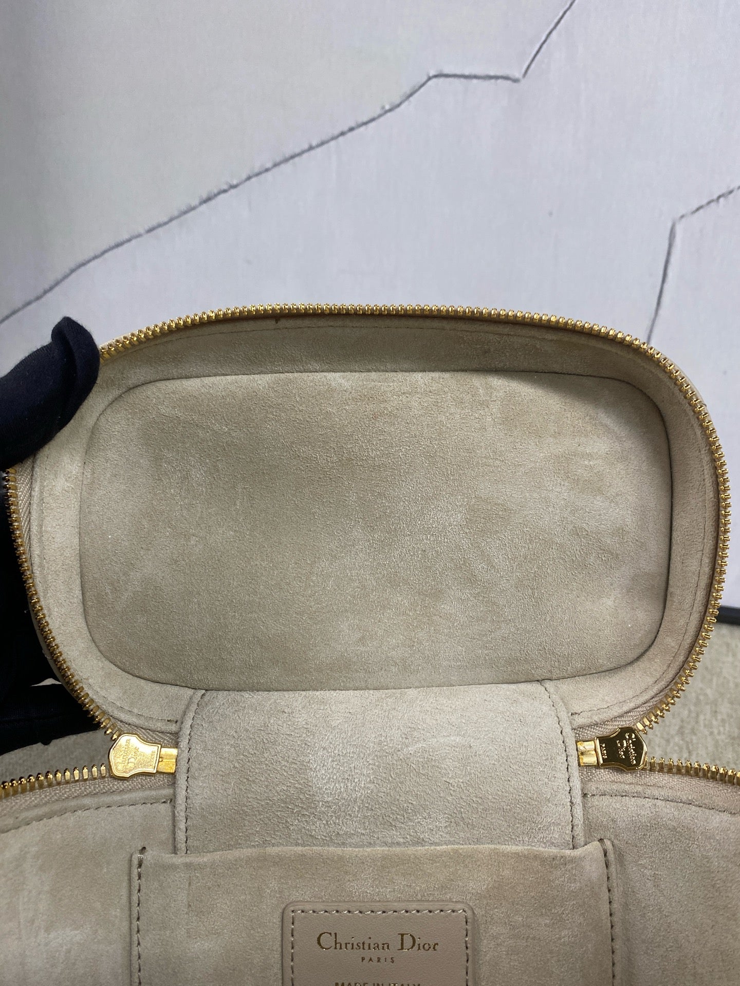 Dior - Travel Vanity Case - Lambskin leather - Beige with Gold-Tone Hardware - (mini)