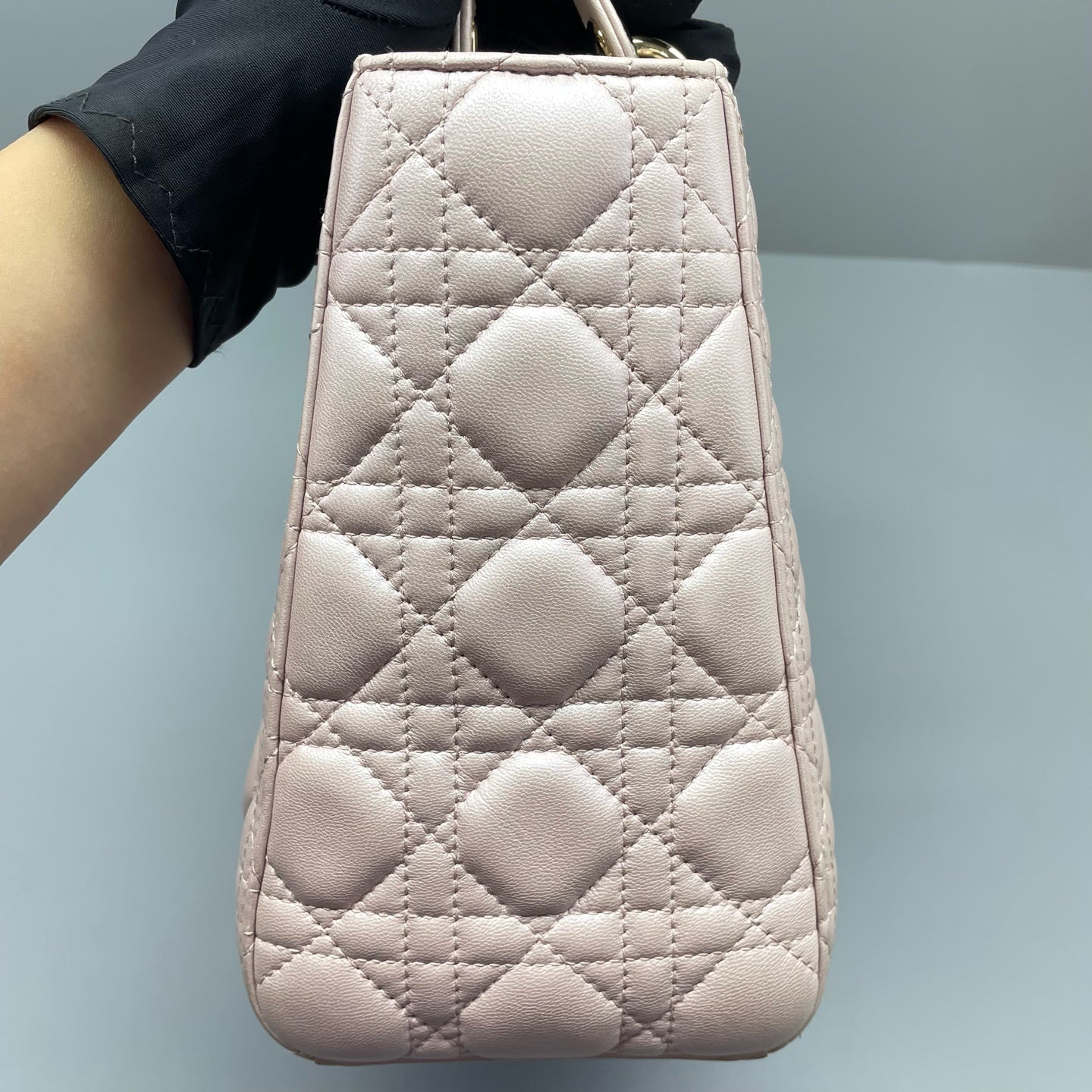 Dior - Lady Dior - Lambskin leather - Pink - (Medium)