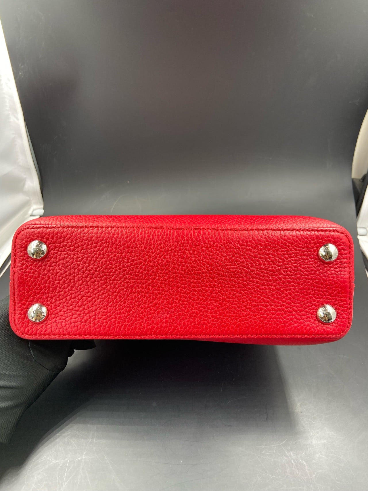 Louis Vuitton - Capucines BB - Taurillon leather - Red - (small)