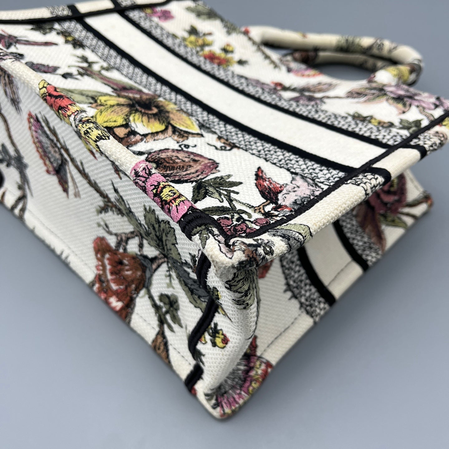 Dior - Book Tote Small - Cloth - White - (Small)