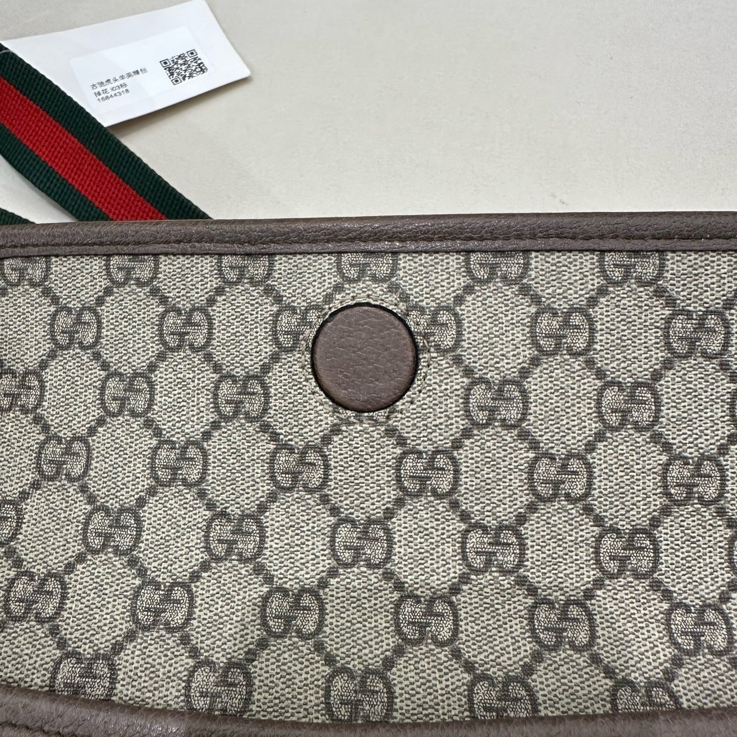 Gucci - Tiger Head Belt Bag - GG Supreme coated canvas with leather trim - Beige - (medium)