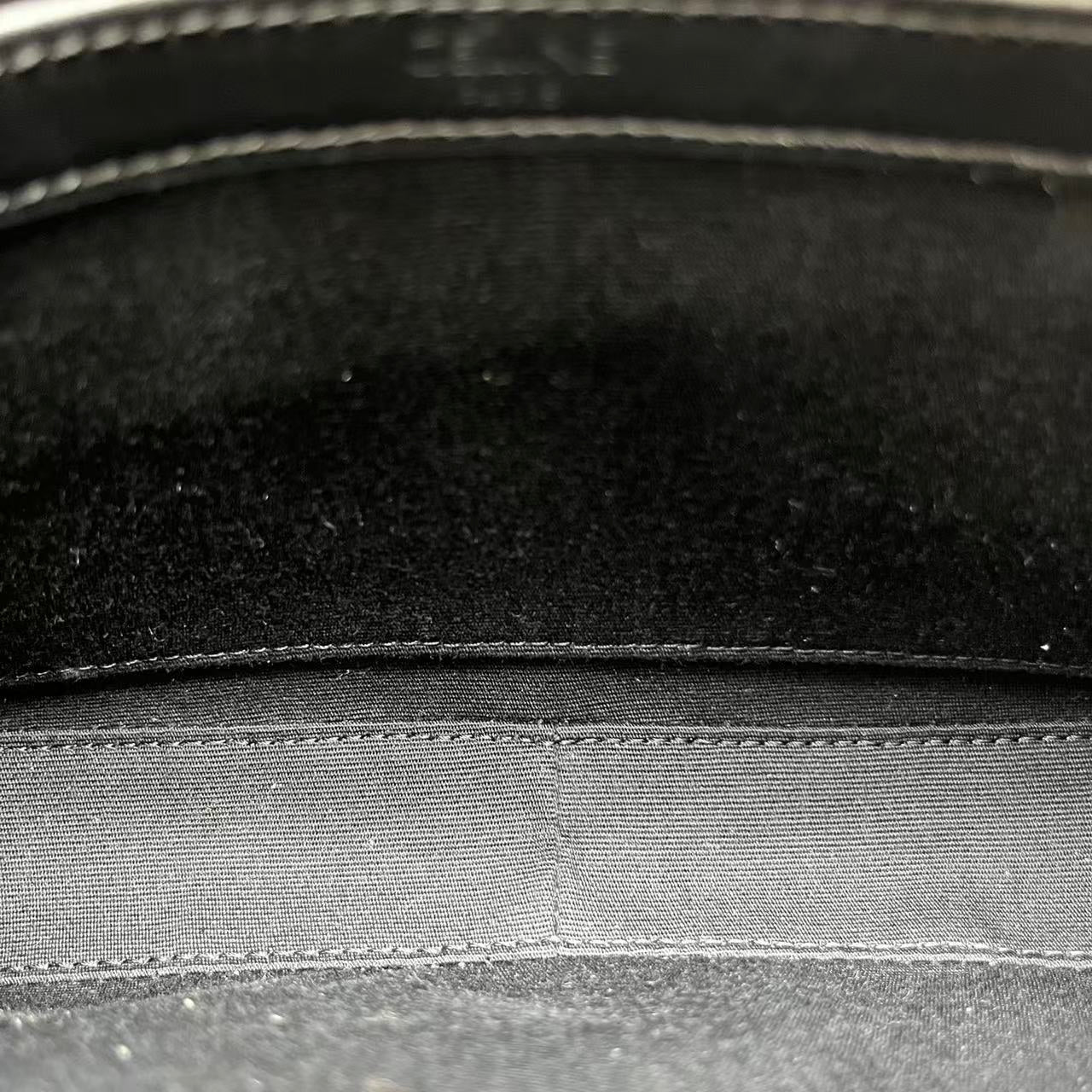 Celine - Triomphe Canvas Camera Bag - Coated canvas with leather trim - Black and White - (medium)
