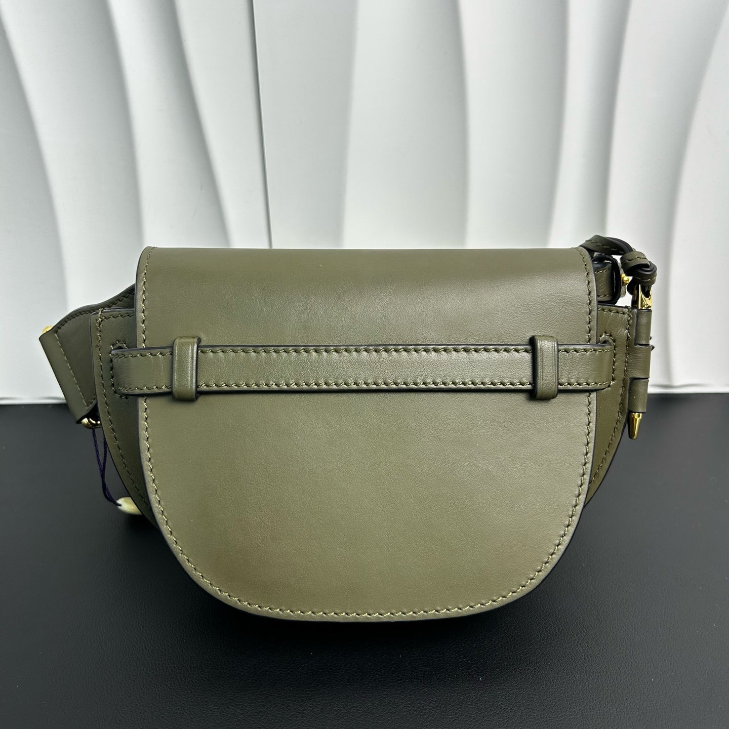 Loewe - Gate Saddle Bag Small - Leather - Green - (small)