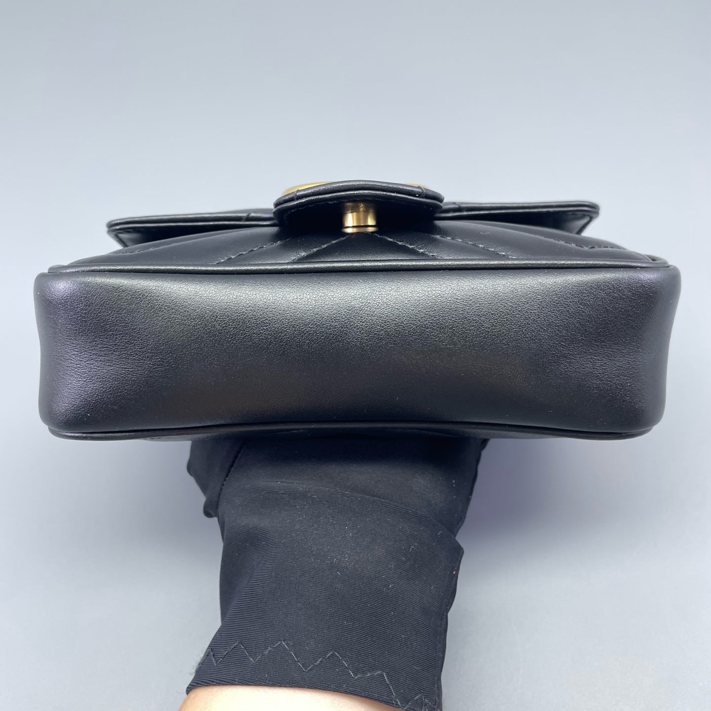 Gucci - Marmont Super Mini Bag - Leather - Black - (mini)