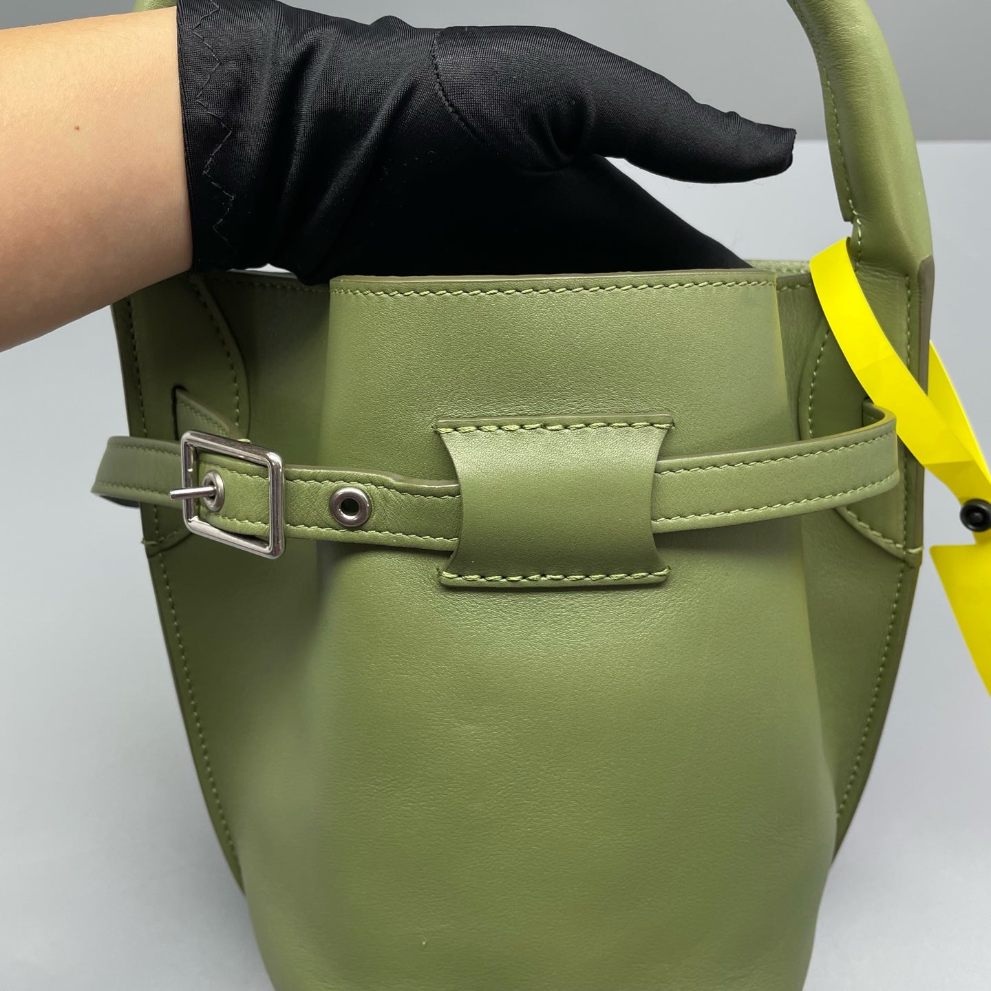 Celine - Big Bag Bucket - Leather - Green - (small)