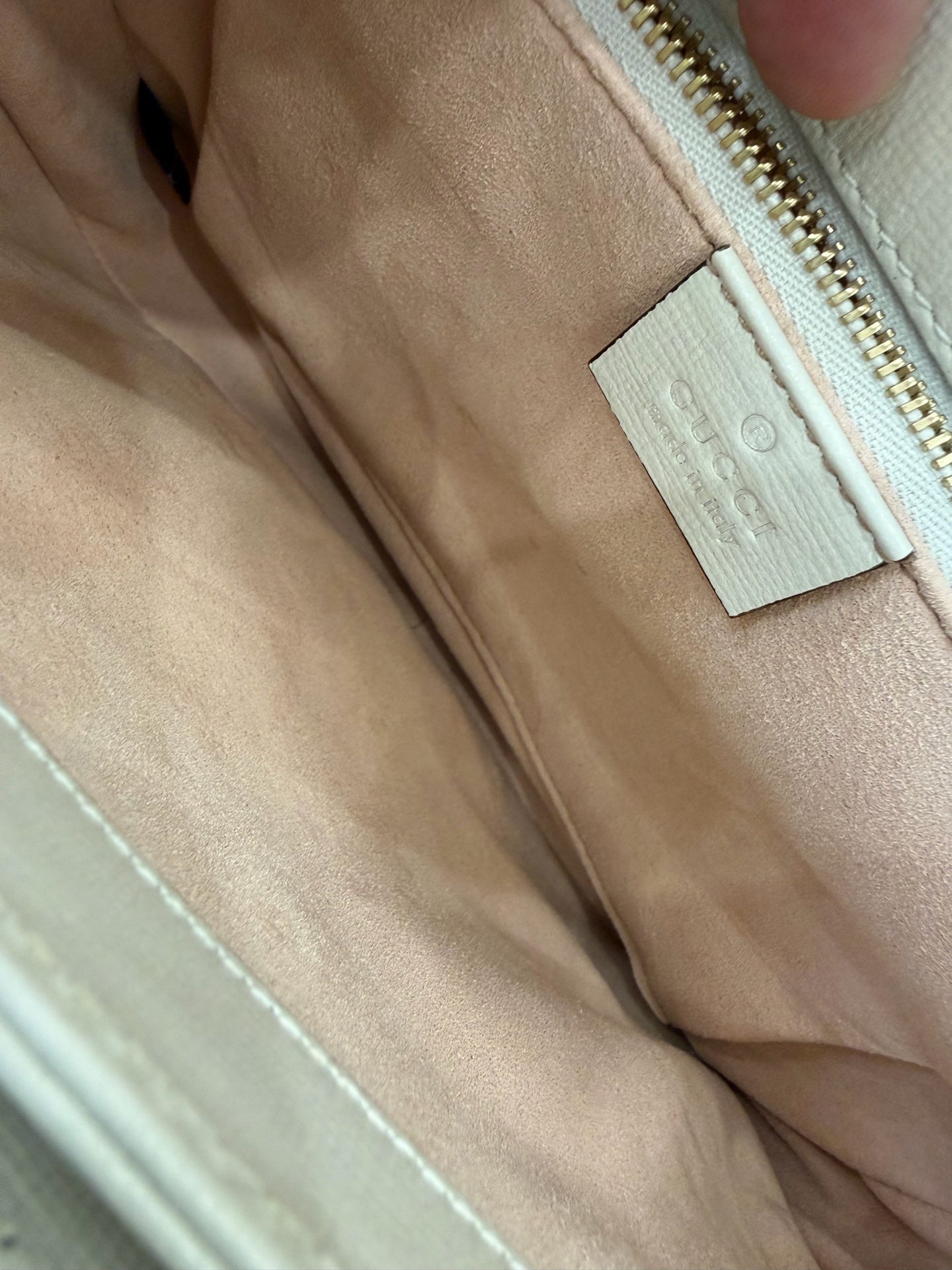 Gucci - Horsebit 1955 Shoulder Bag - Leather - Off-white - (medium)
