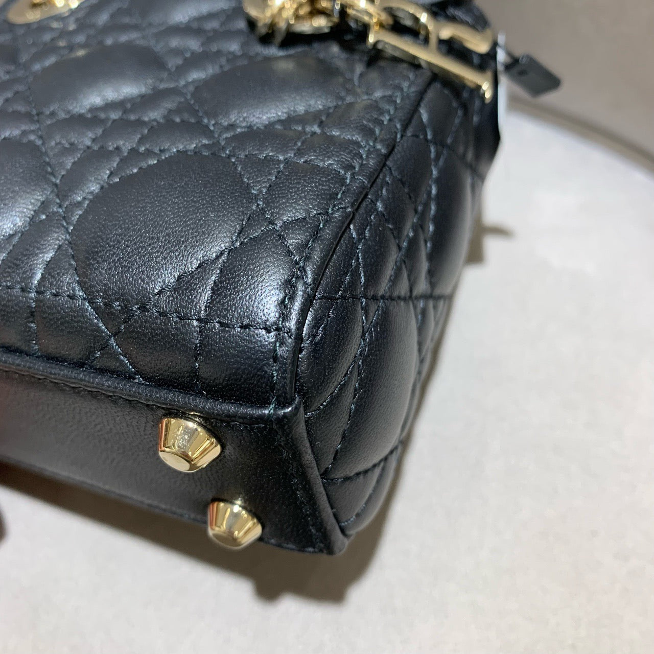 Dior - Lady Dior Supermini - Lambskin leather - Black - (mini)