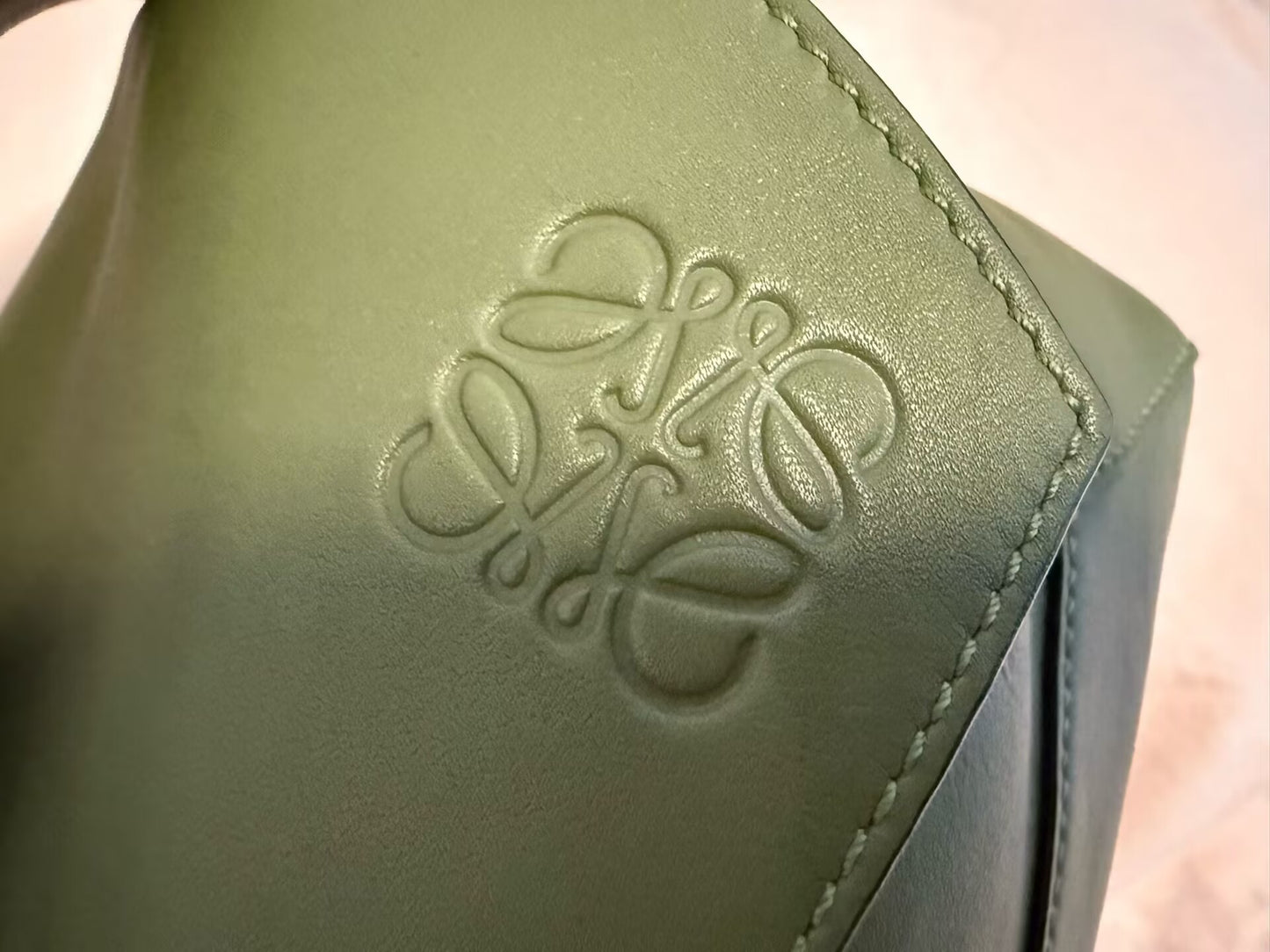 Loewe - Puzzle Hobo Bag - Nappa Calfskin leather - Avocado Green - (small)