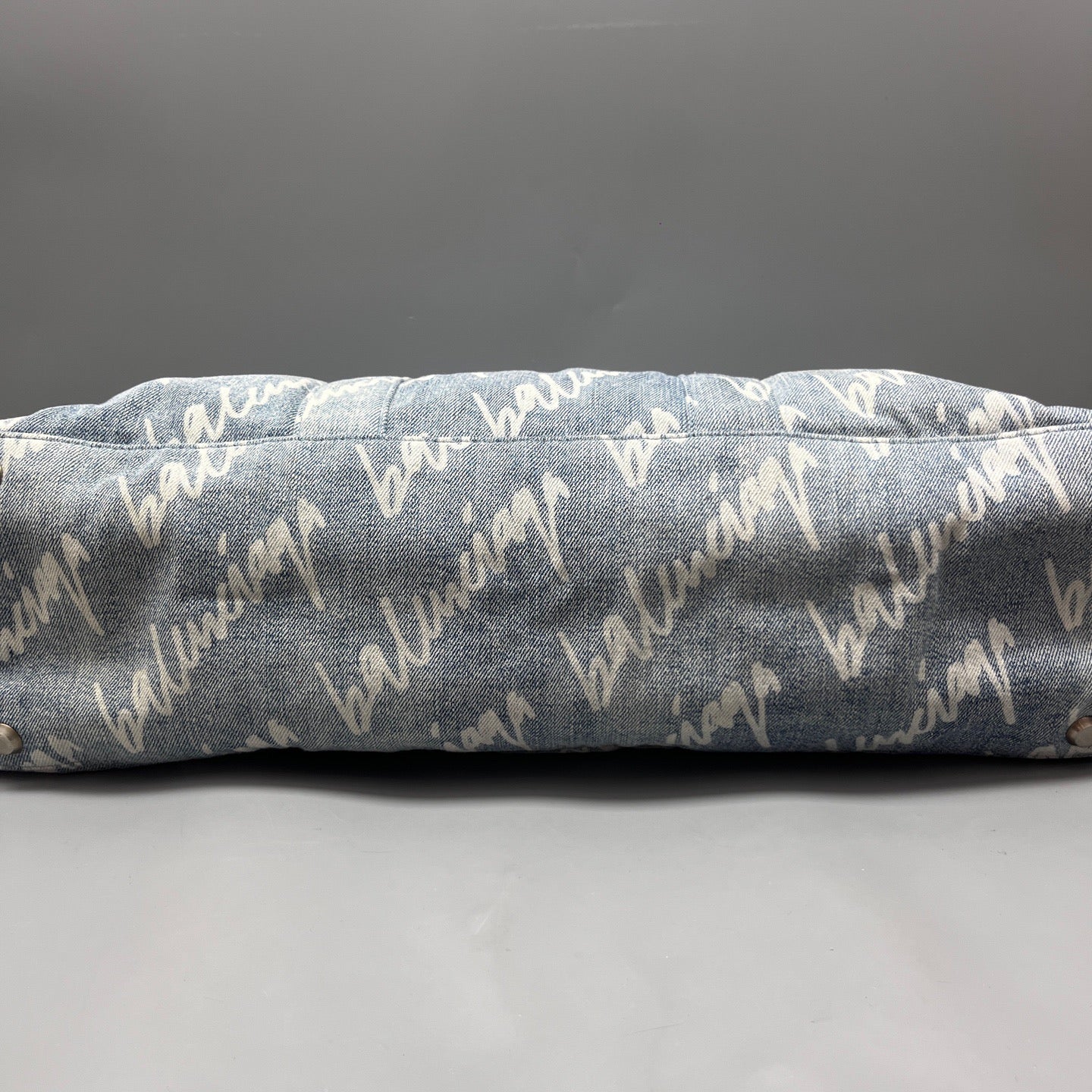 Balenciaga - All-Over Logo Denim Tote Bag - Denim - Light Blue - (Large)