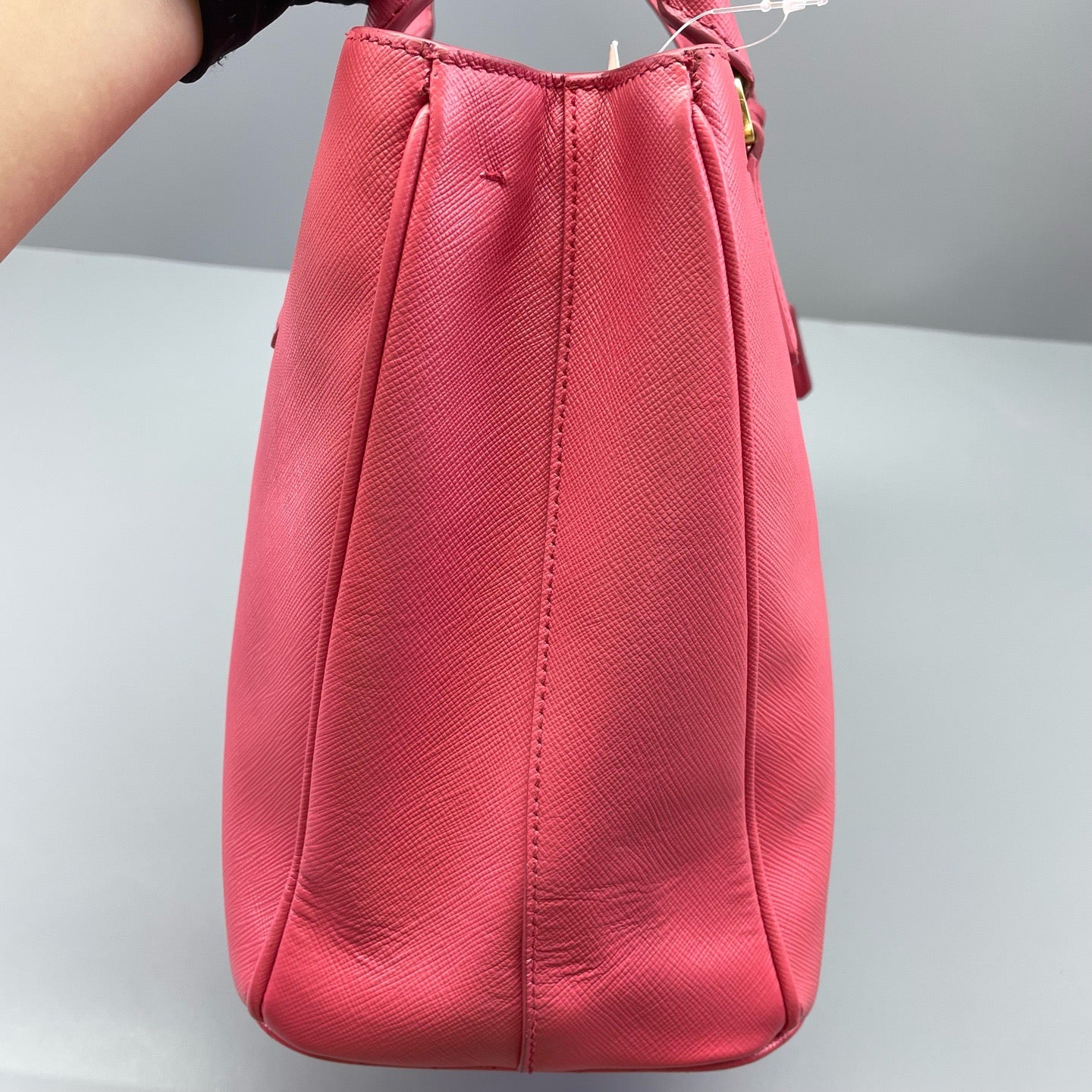Prada - Saffiano Lux Galleria Tote - Saffiano leather - Pink - (Medium)