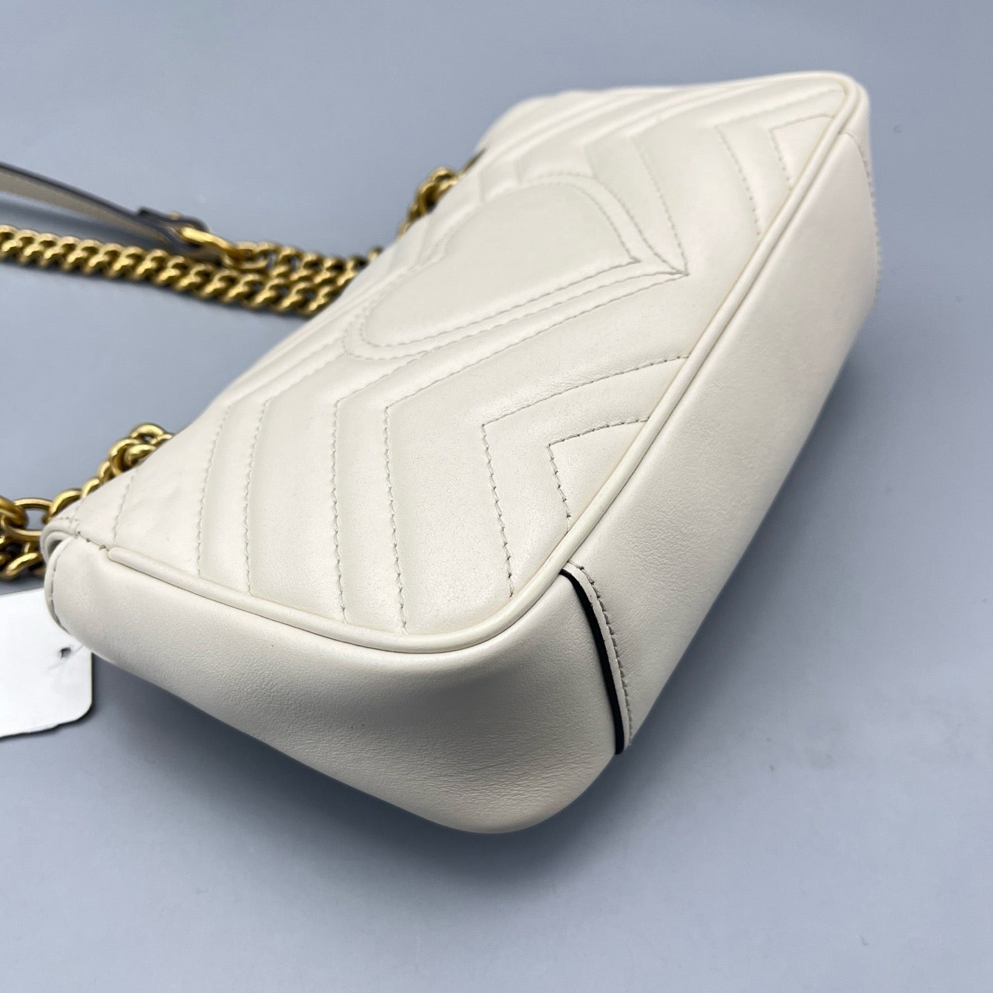 Gucci - Marmont Mini Matelassé Shoulder Bag - Leather - White - (Small)