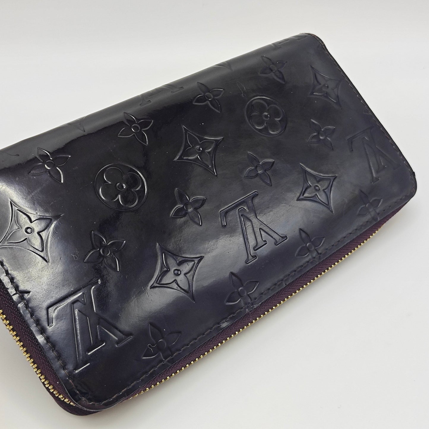 Louis Vuitton - Zippy Wallet - Patent leather - Burgundy - (medium)