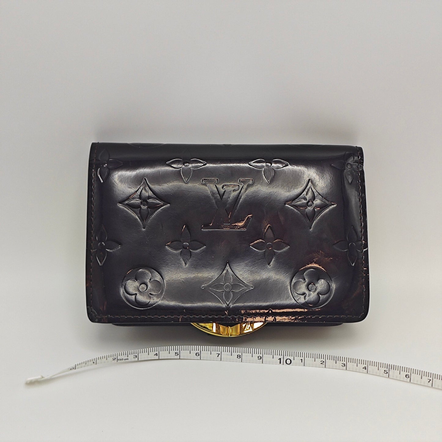 Louis Vuitton - Short Snap Wallet - Patent leather - Burgundy - (small)