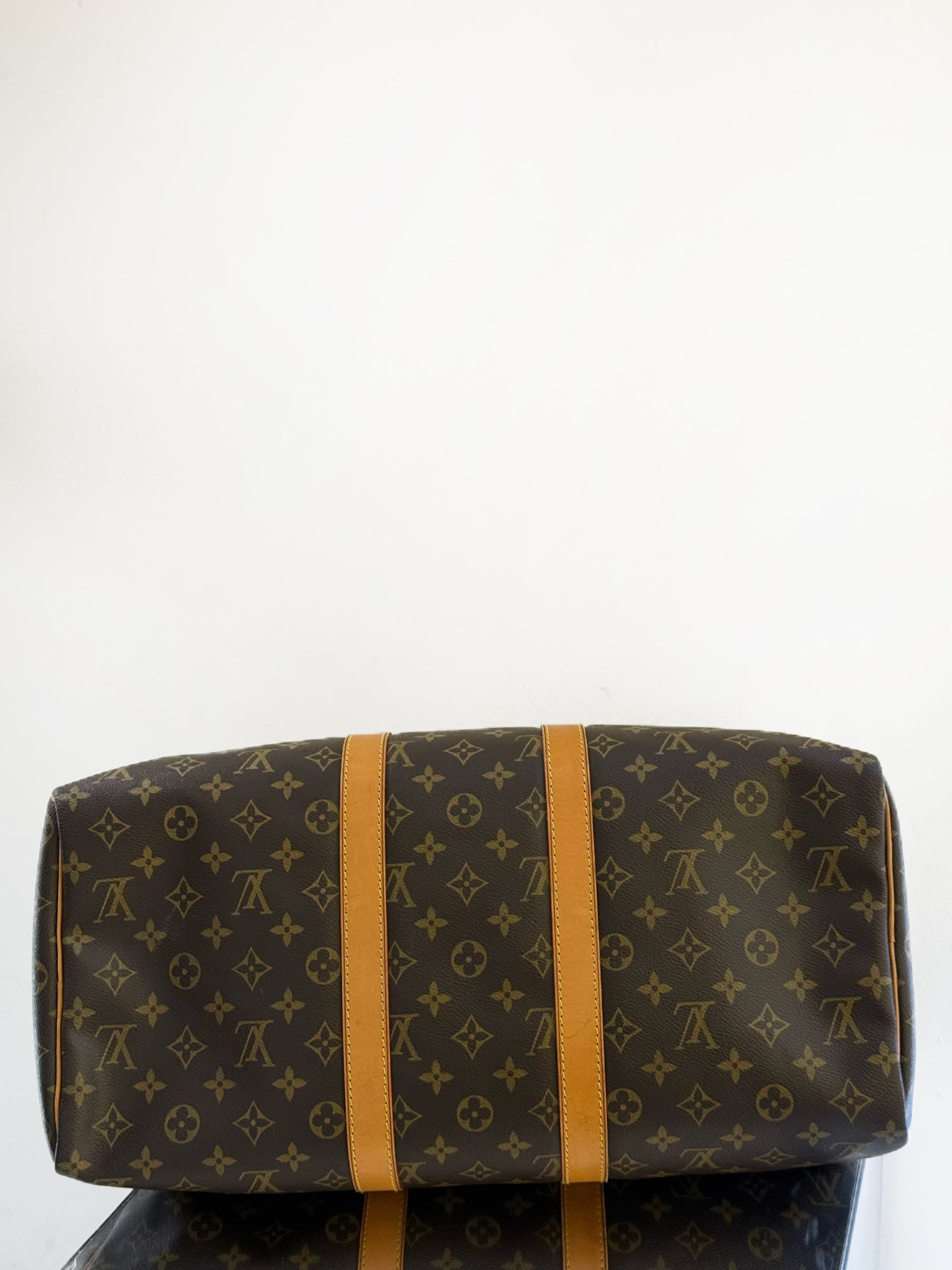 Louis Vuitton - Keepall 45 - Monogram coated canvas with Vachetta leather trim - Brown - (large)