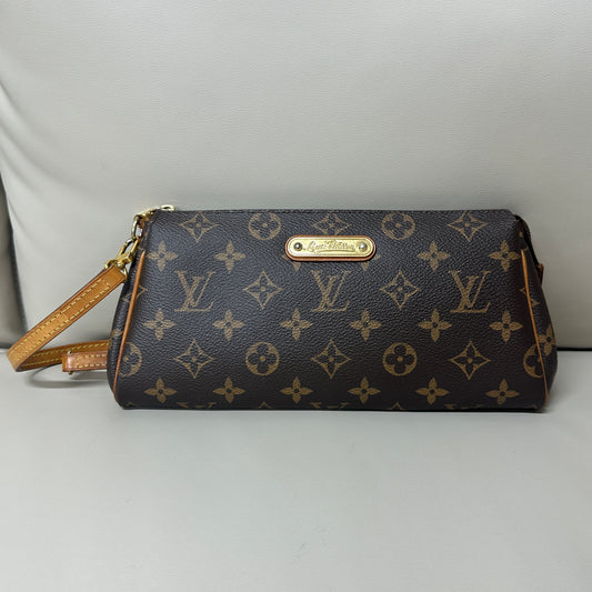 Louis Vuitton - Pochette Accessoires - Monogram coated canvas with Vachetta leather trim - Brown - (mini)