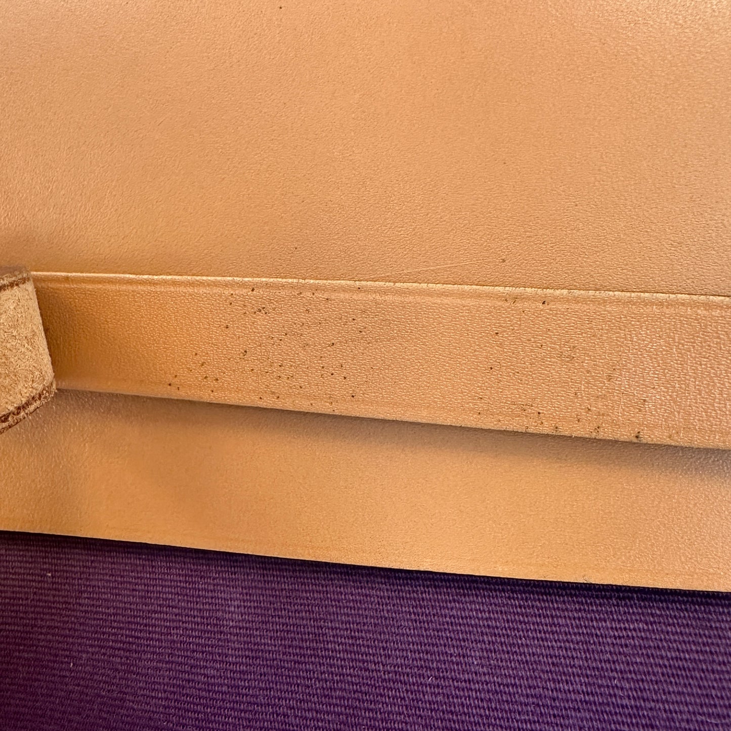 Hermès - Herbag Zip Retourne 39 - Toile canvas and Vache Hunter leather - Purple with Brown trim and Silver-Tone Hardware - (large)