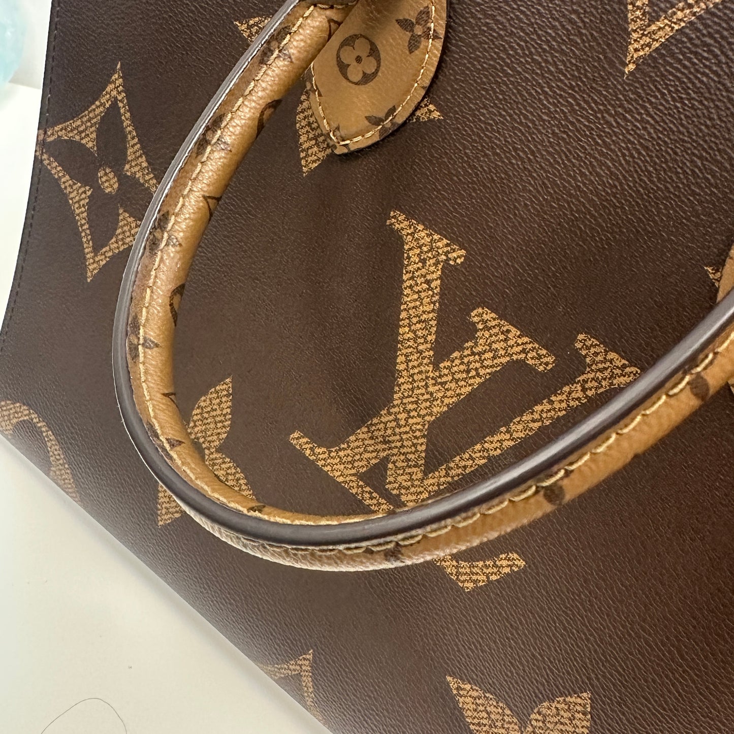 Louis Vuitton - Onthego MM - Monogram Giant coated canvas with leather trim - Brown - (medium)