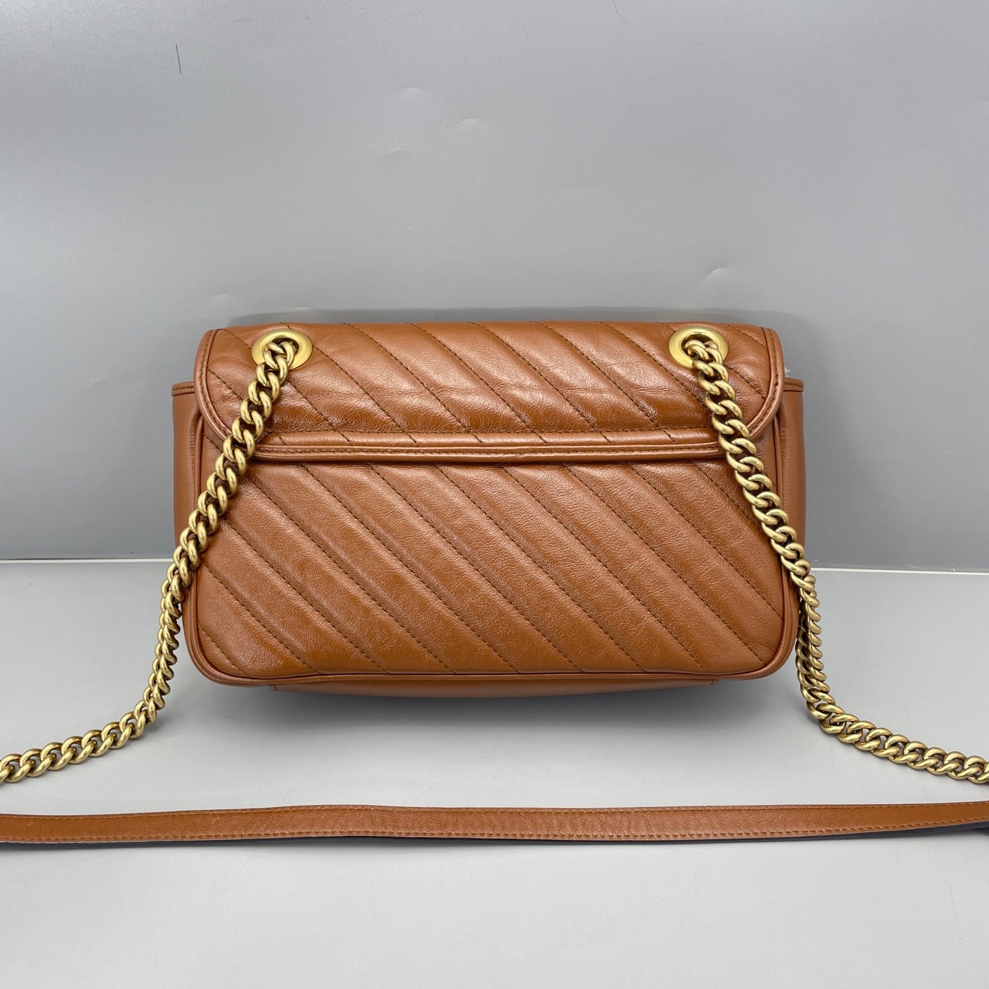 Gucci - Marmont - Leather - Brown - (small)