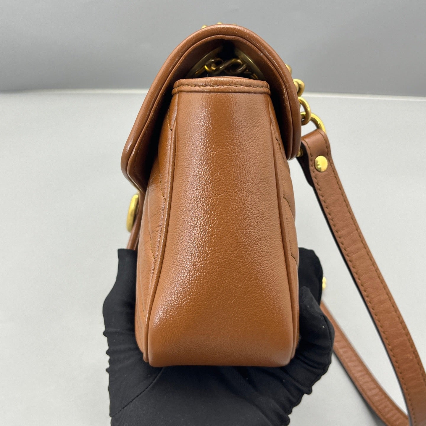 Gucci - Marmont - Leather - Brown - (small)