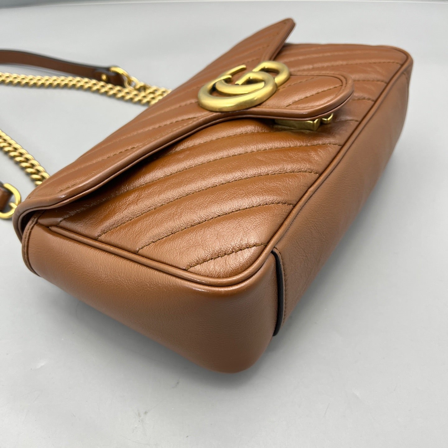 Gucci - Marmont - Leather - Brown - (small)