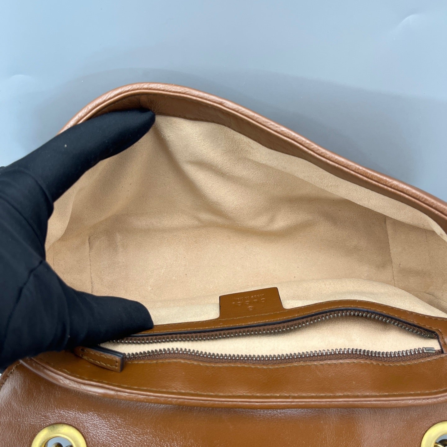 Gucci - Marmont - Leather - Brown - (small)
