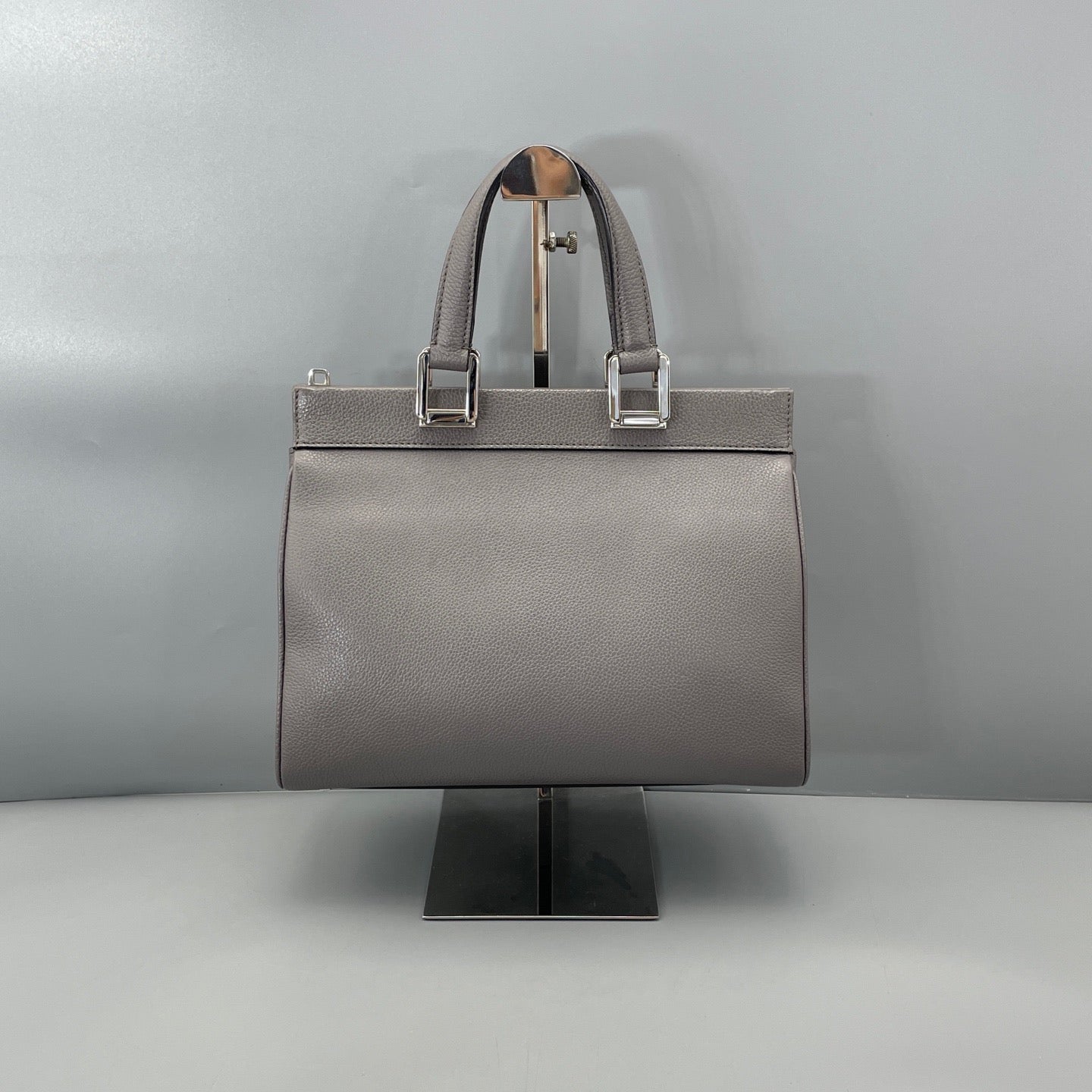 Gucci - Zumi Top Handle Bag - Leather - Grey - (medium)