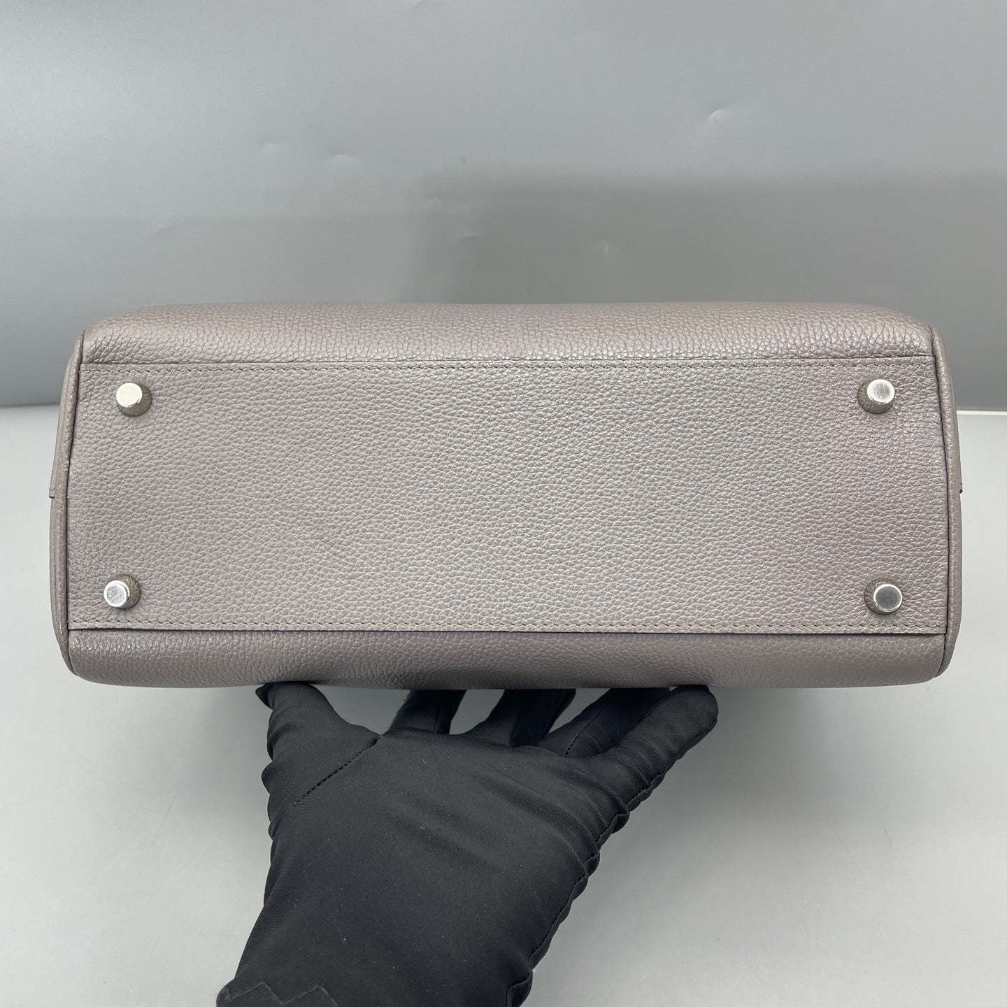 Gucci - Zumi Top Handle Bag - Leather - Grey - (medium)