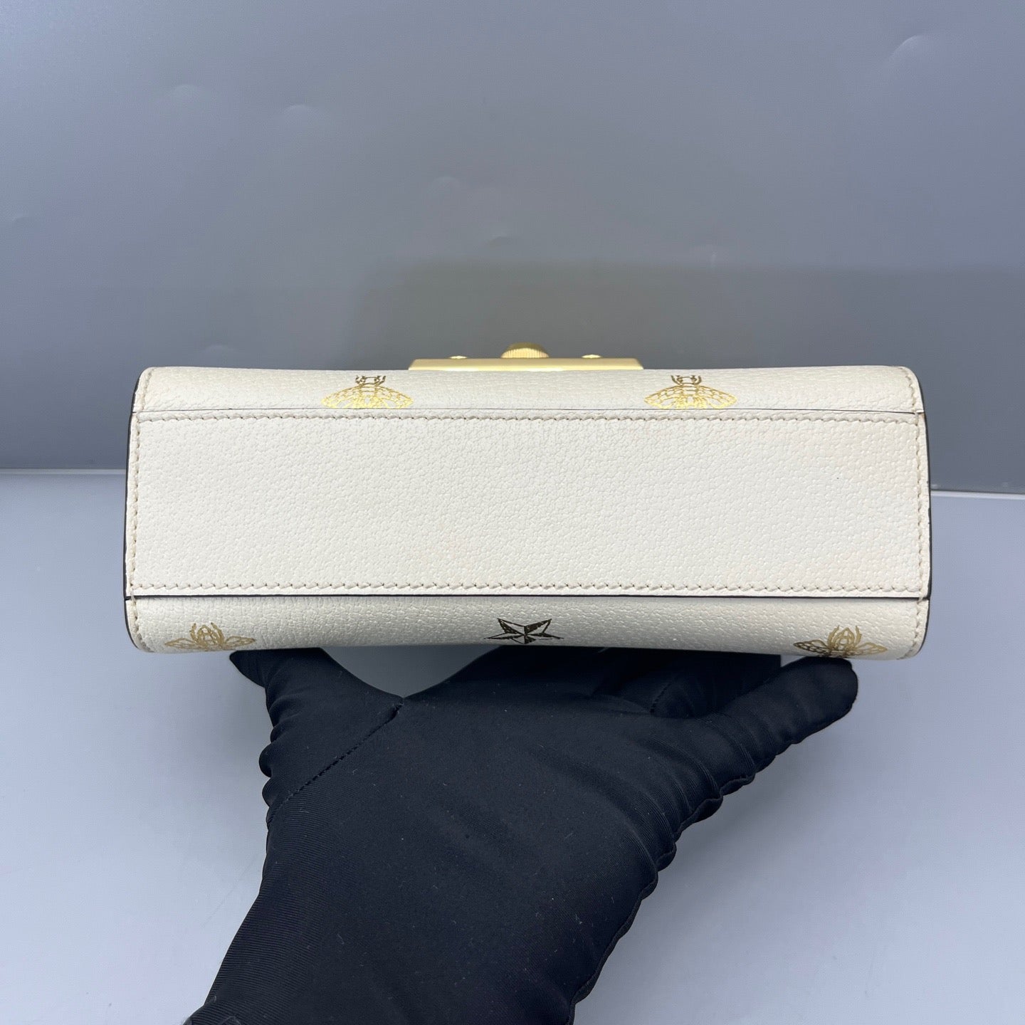 Gucci - Padlock Mini - Grained leather - White - (mini)