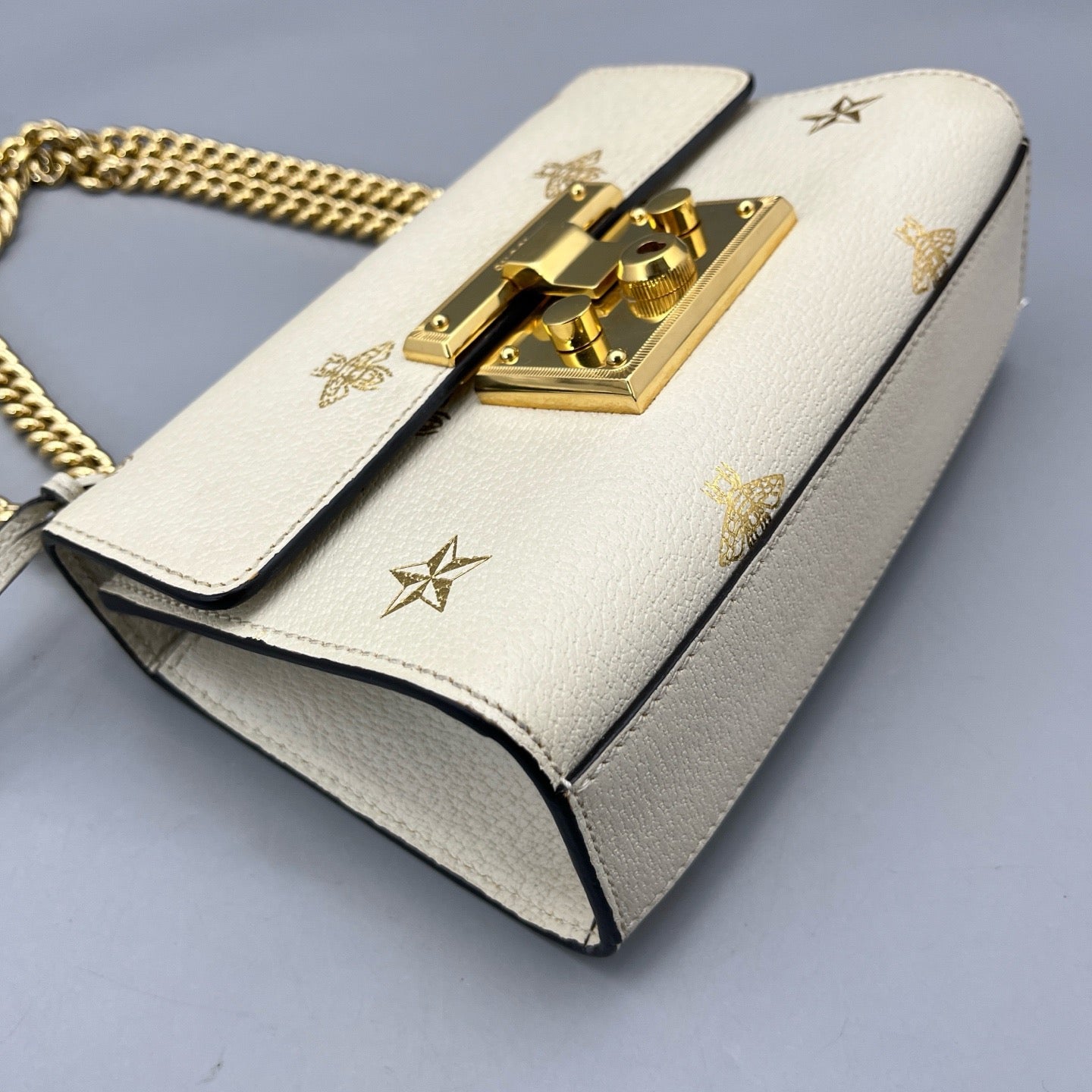 Gucci - Padlock Mini - Grained leather - White - (mini)