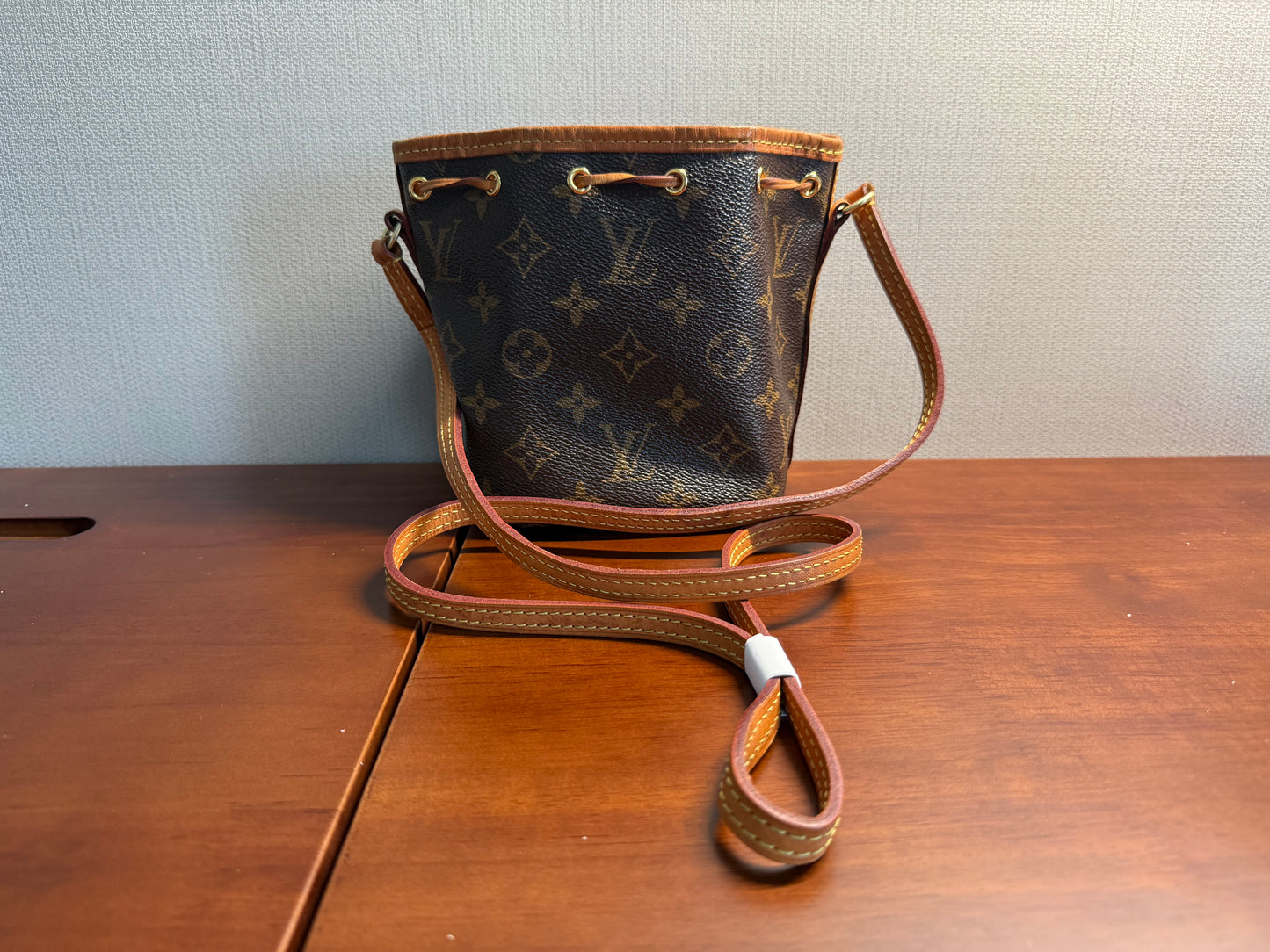 Louis Vuitton - Nano Noe - Monogram coated canvas with natural cowhide leather trim - Brown - (mini)