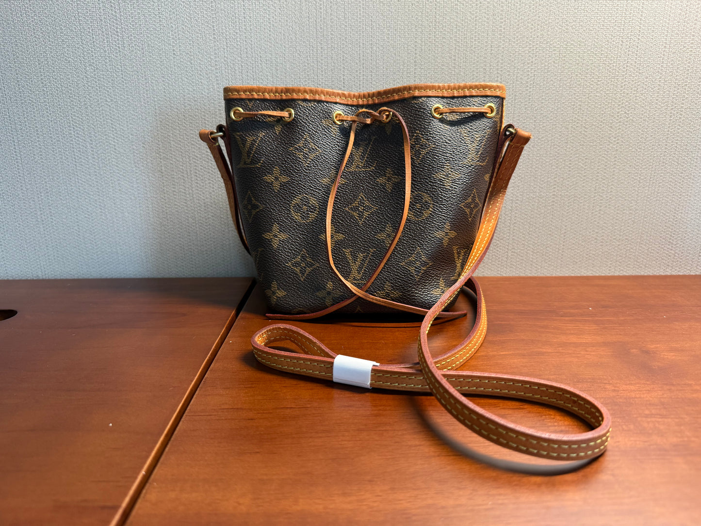 Louis Vuitton - Nano Noe - Monogram coated canvas with natural cowhide leather trim - Brown - (mini)