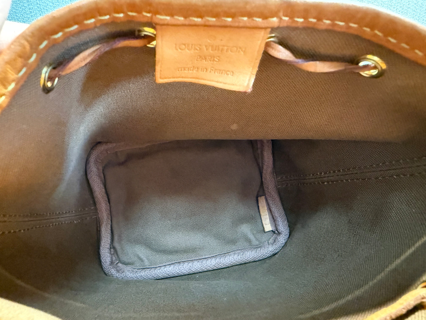 Louis Vuitton - Nano Noe - Monogram coated canvas with natural cowhide leather trim - Brown - (mini)