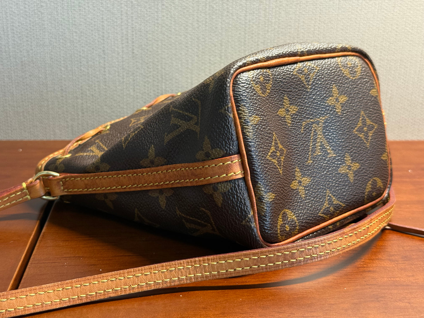 Louis Vuitton - Nano Noe - Monogram coated canvas with natural cowhide leather trim - Brown - (mini)