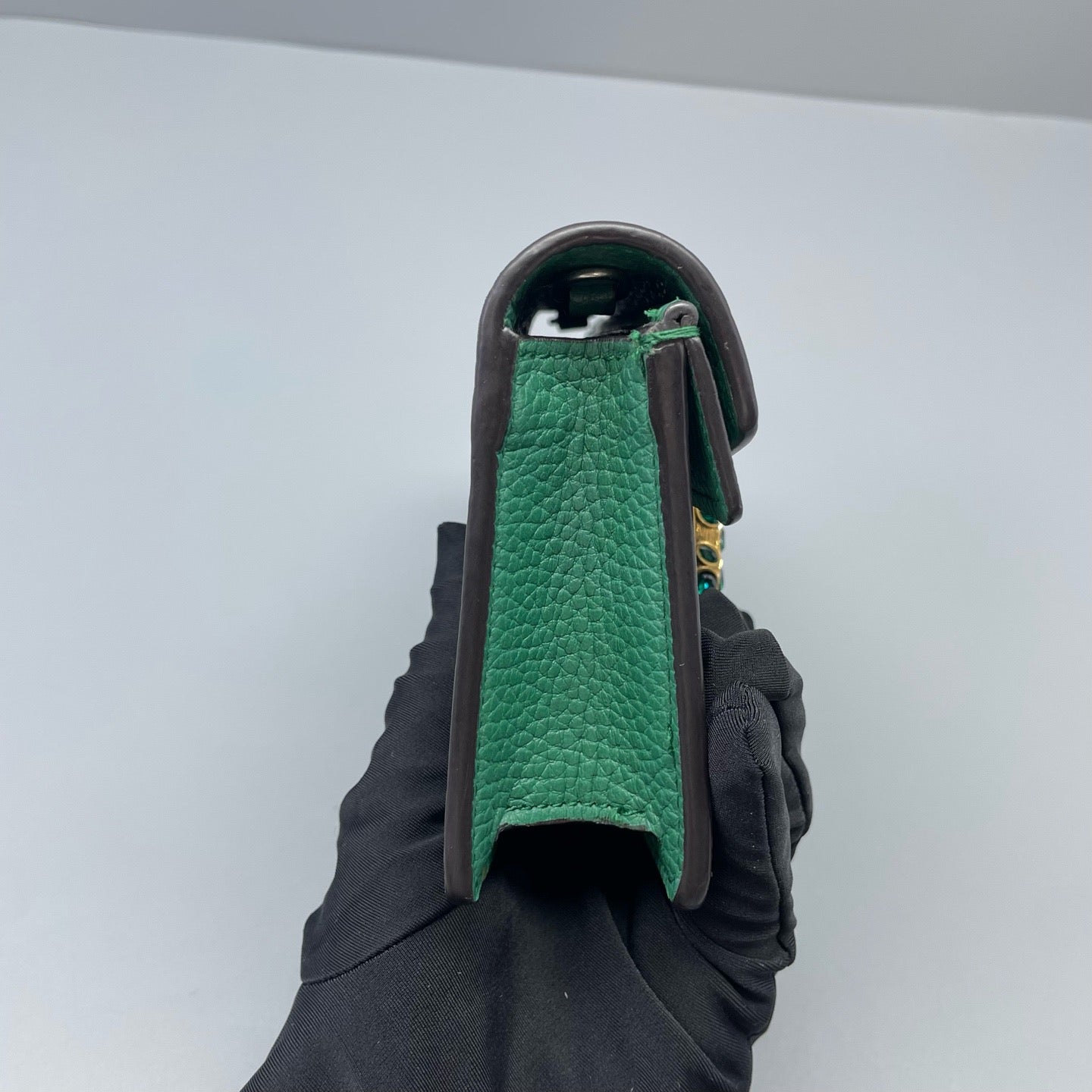 Gucci - Dionysus Super Mini - Grained leather - Green - (mini)