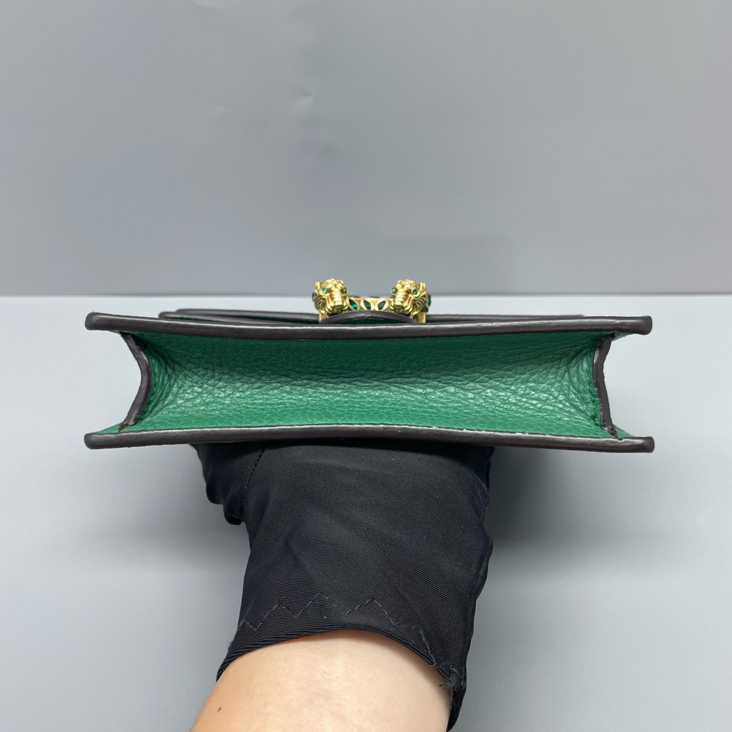 Gucci - Dionysus Super Mini - Grained leather - Green - (mini)