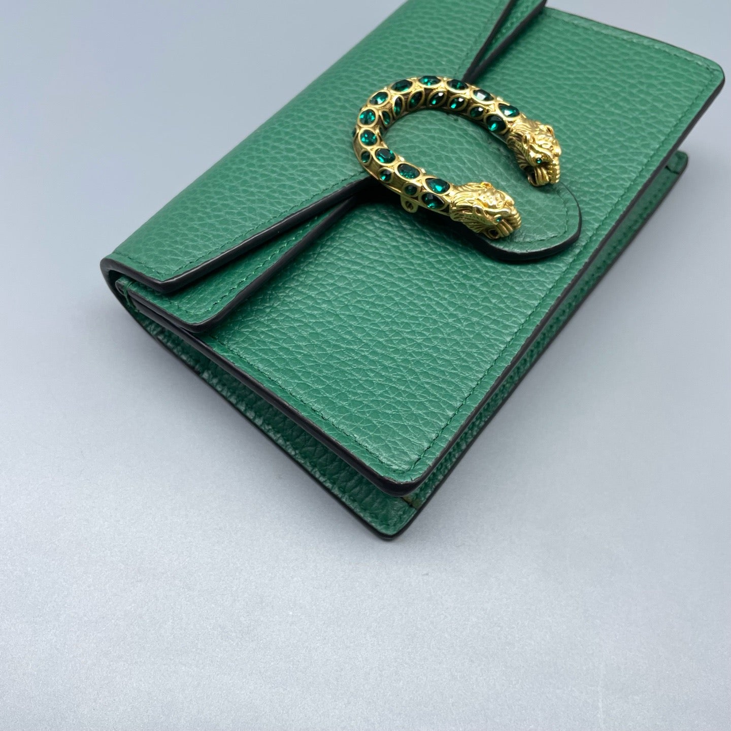 Gucci - Dionysus Super Mini - Grained leather - Green - (mini)
