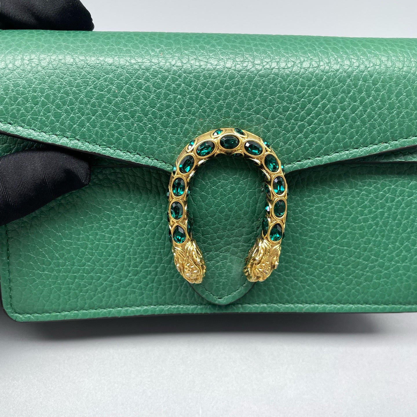 Gucci - Dionysus Super Mini - Grained leather - Green - (mini)