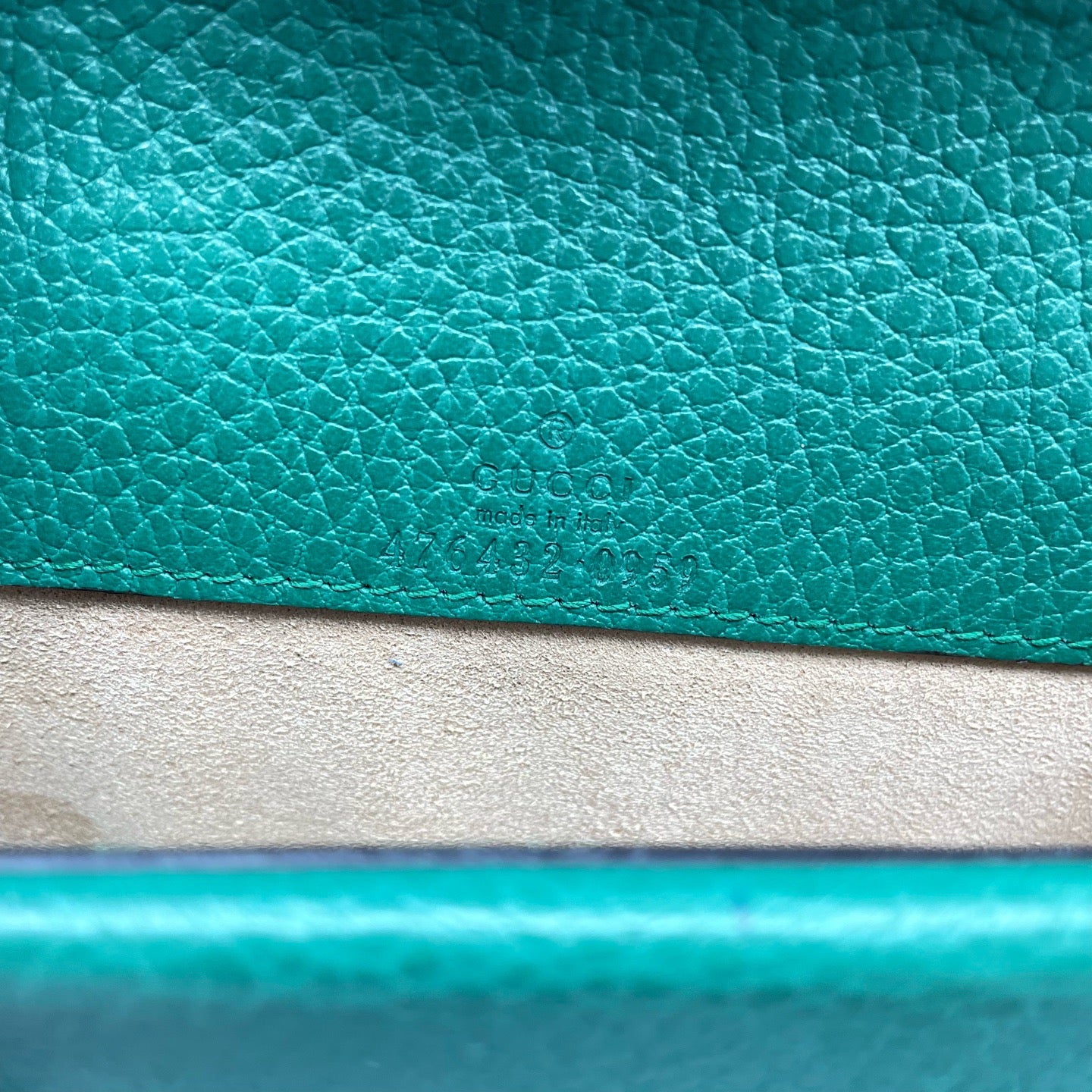 Gucci - Dionysus Super Mini - Grained leather - Green - (mini)