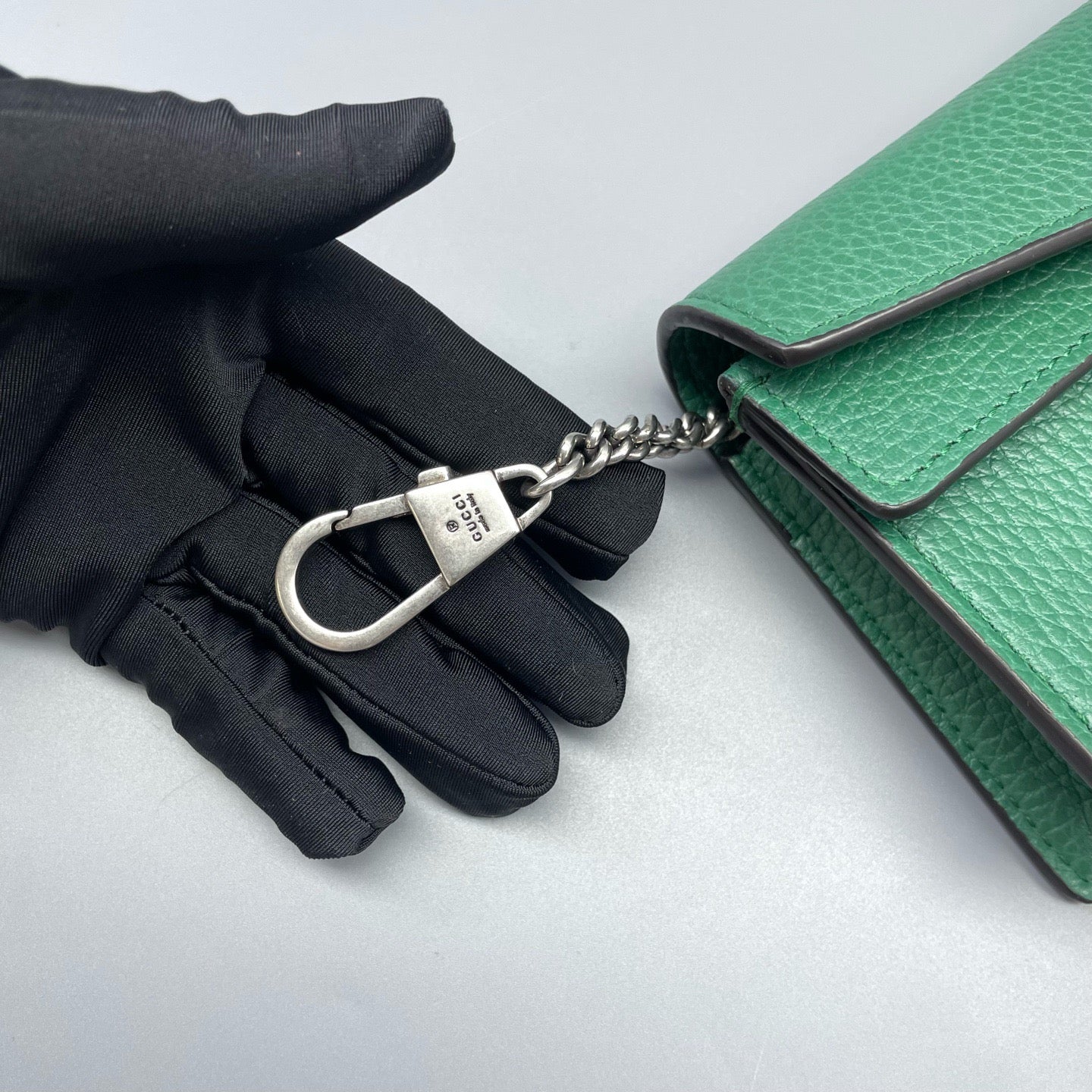 Gucci - Dionysus Super Mini - Grained leather - Green - (mini)