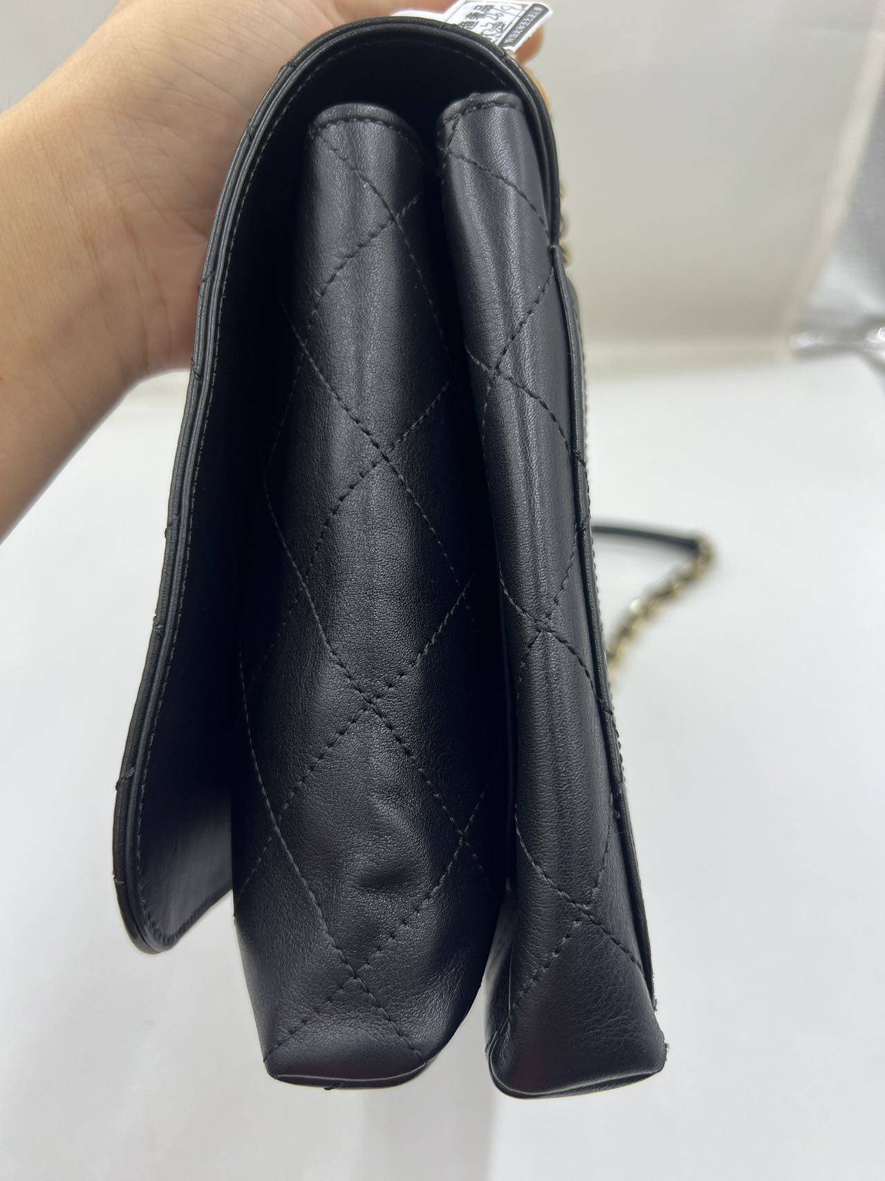Chanel - Coco Handle Flap Bag - Lambskin leather - Black - (Medium)