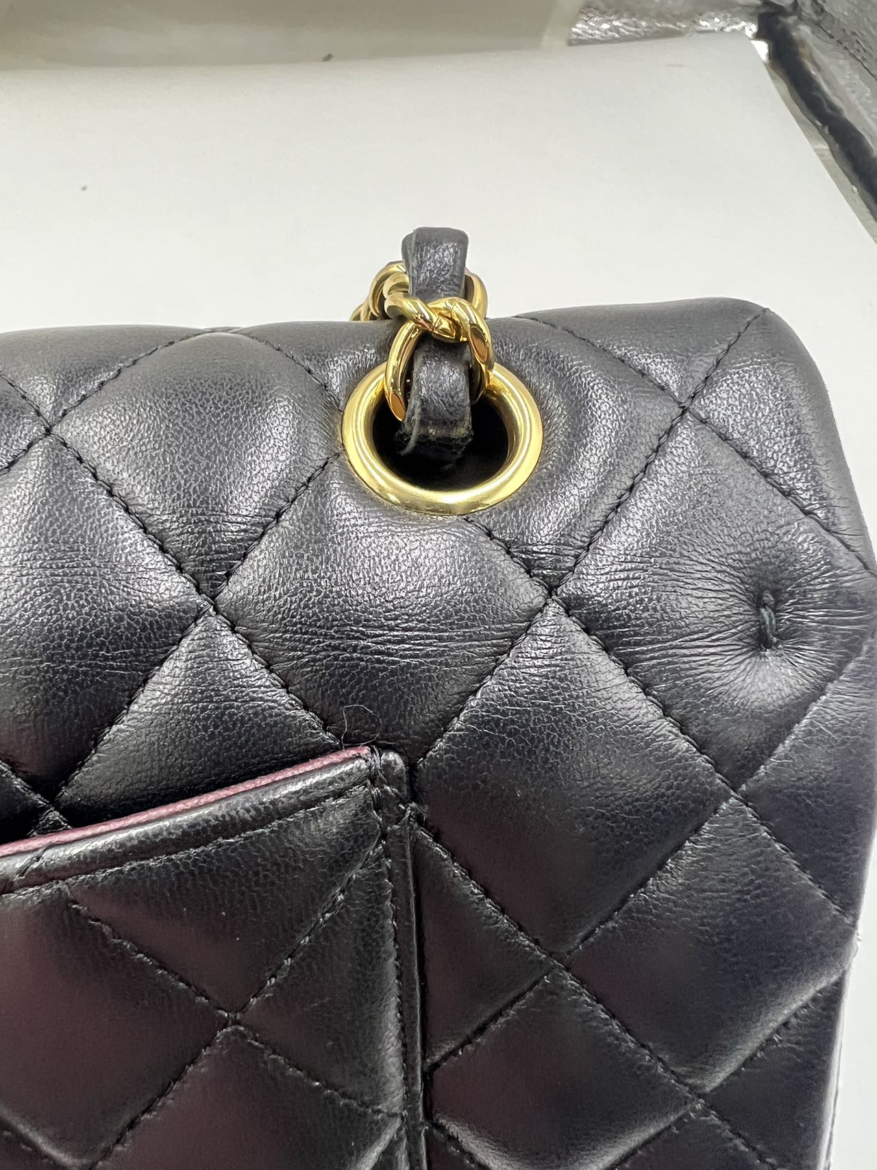 Chanel - Classic Flap Medium - Lambskin leather - Black - (Medium)