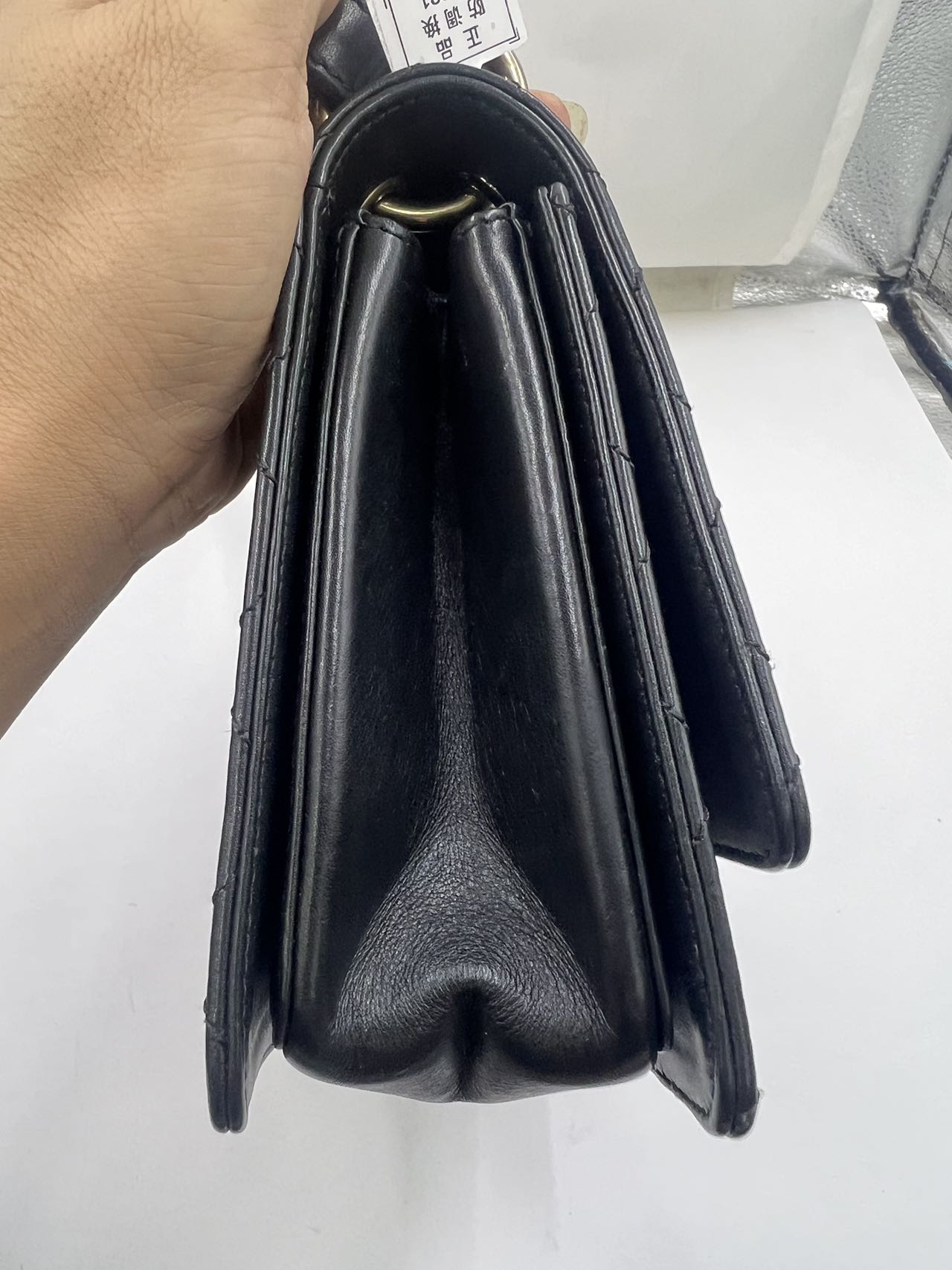 Chanel - Flap Bag - Lambskin leather - Black - (medium)