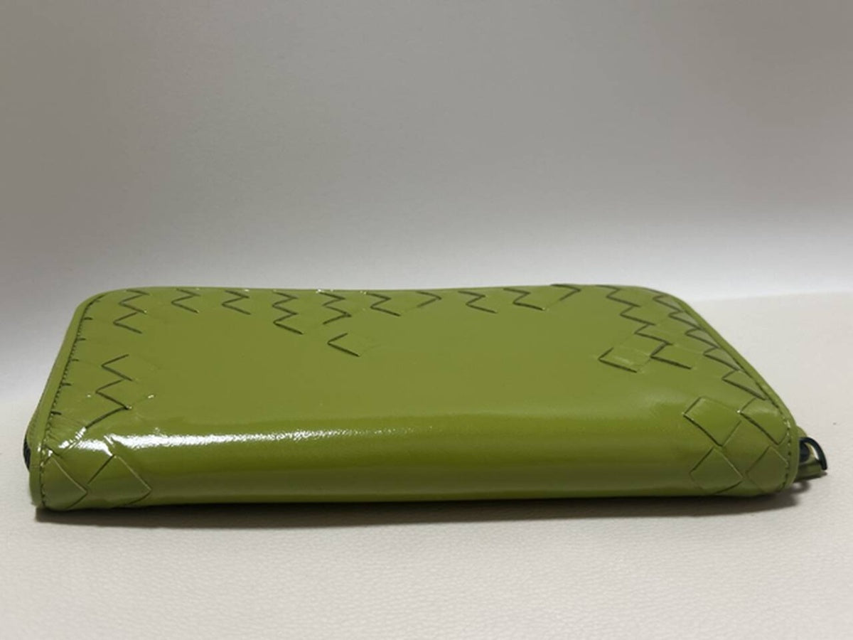 Bottega Veneta - Intrecciato Zip-Around Wallet - Leather - Green - (medium)