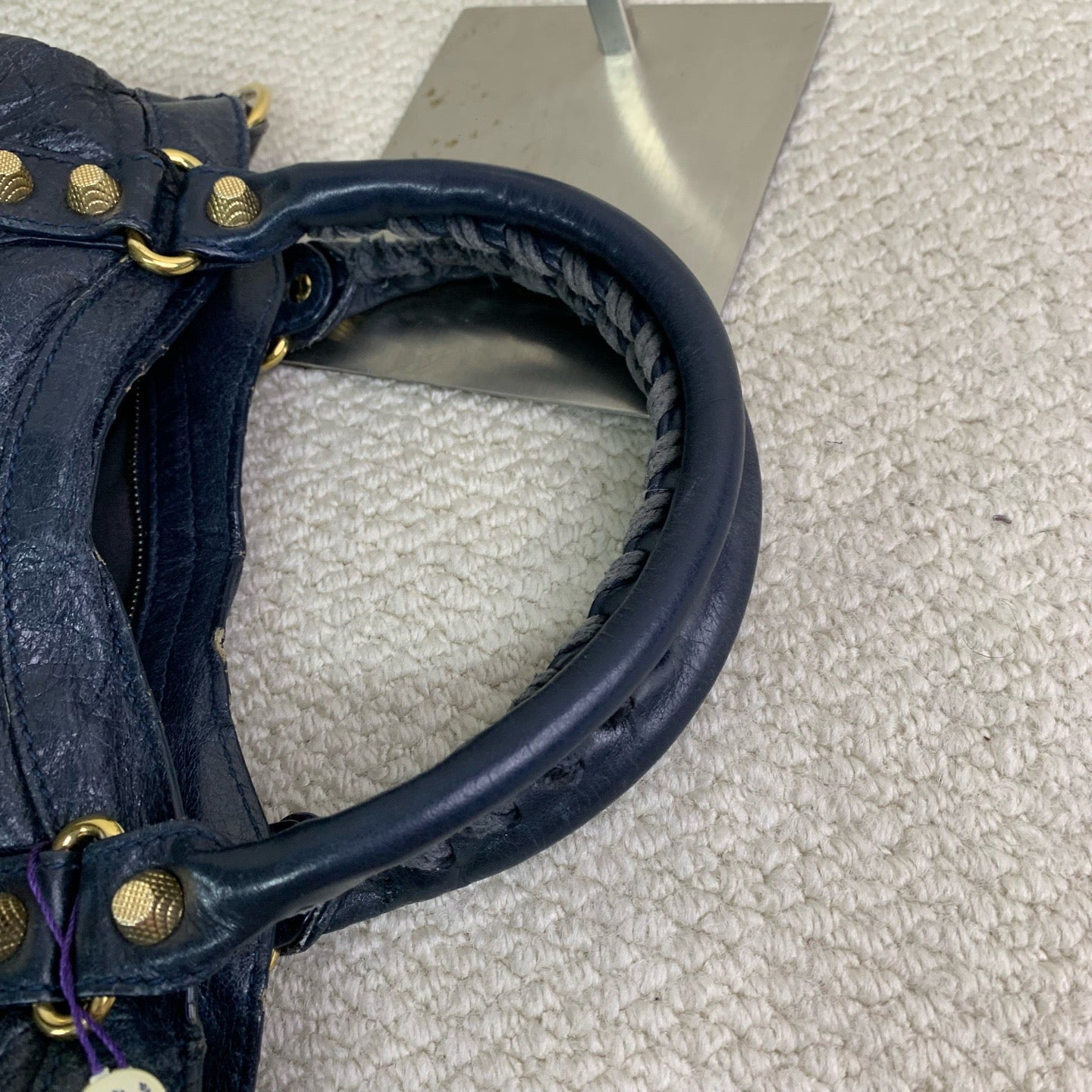 Balenciaga - City - Leather - Navy - (medium)