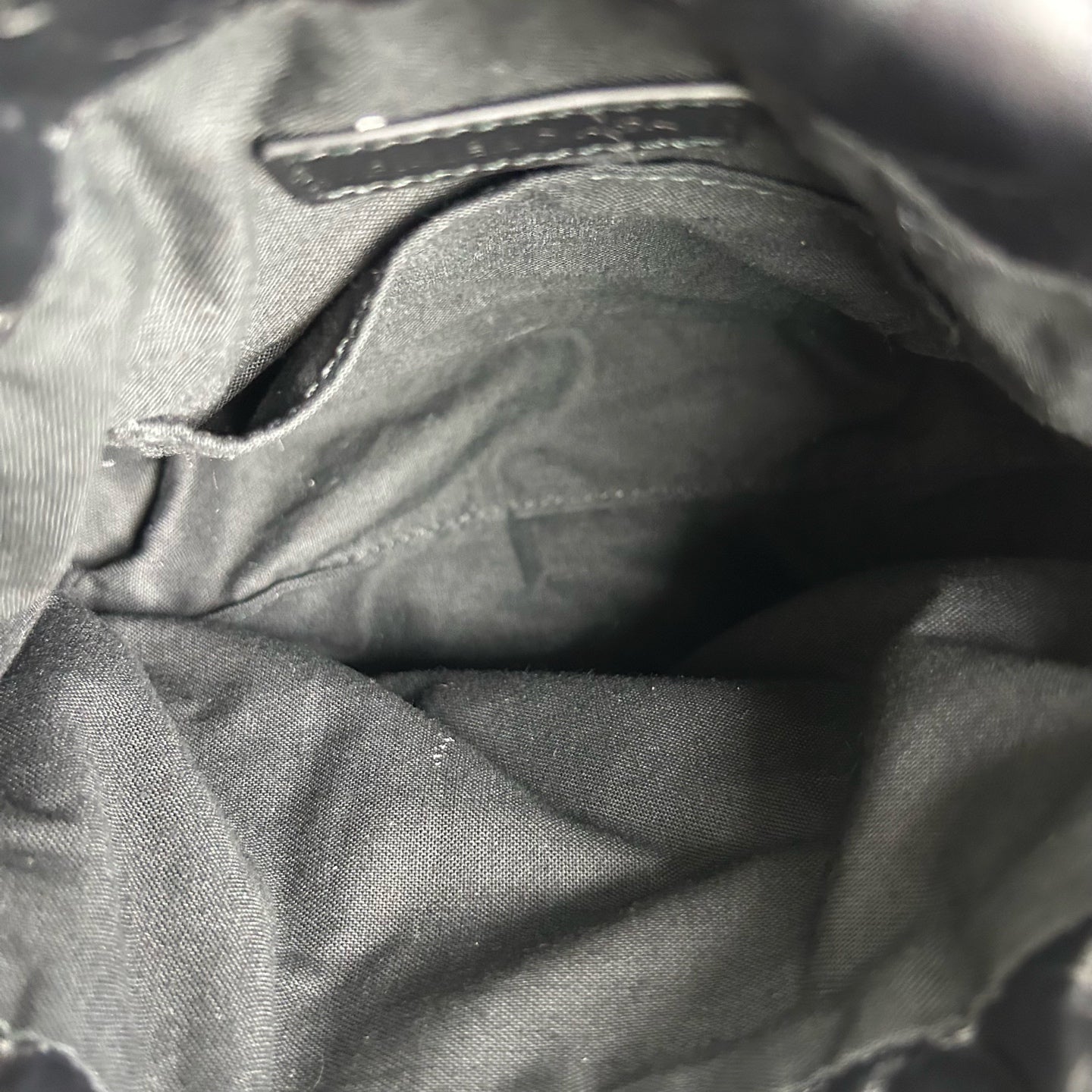 Balenciaga - Crush Drawstring Bag - Leather - Black - (Mini)