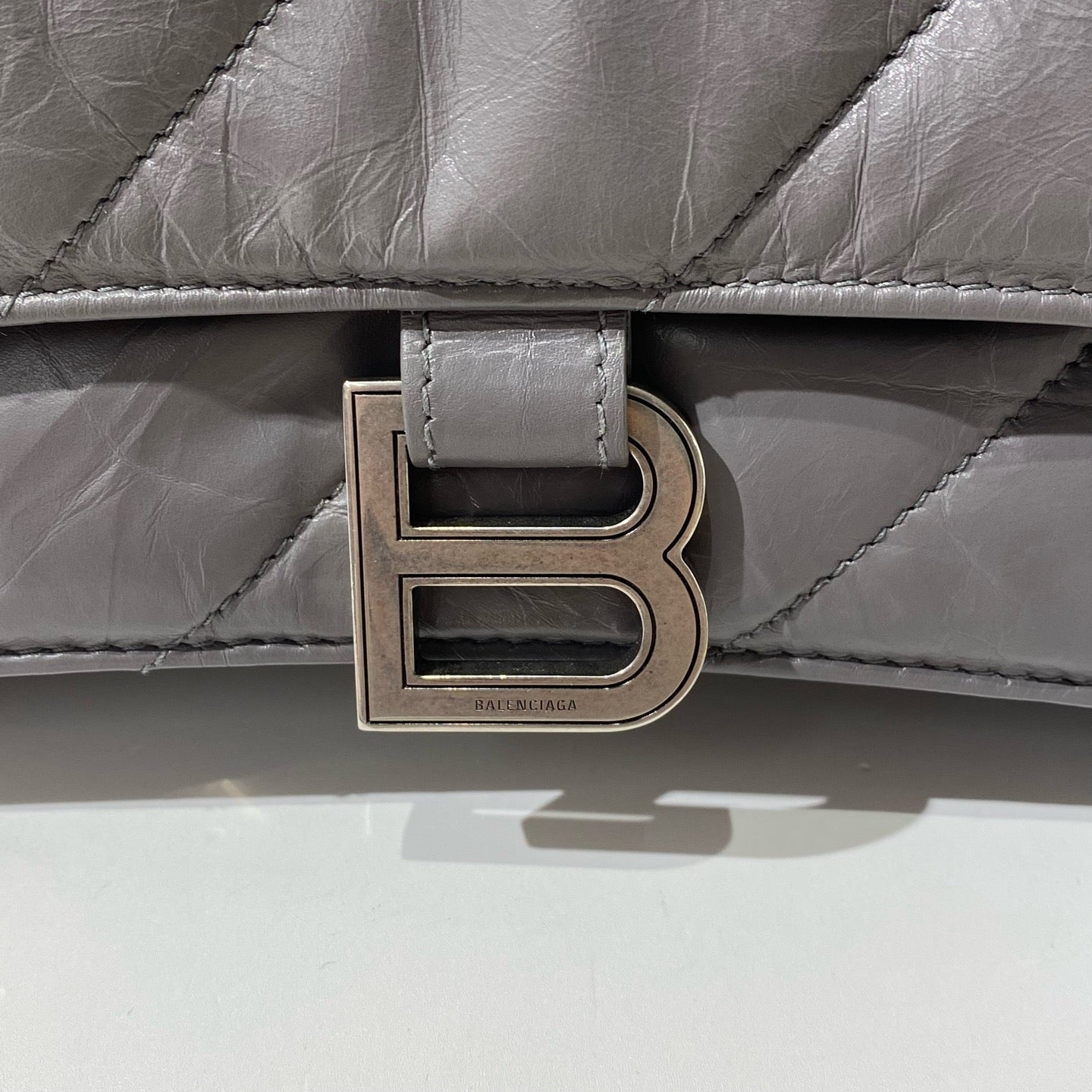 Balenciaga - CRUSH - Leather - Grey - (medium)