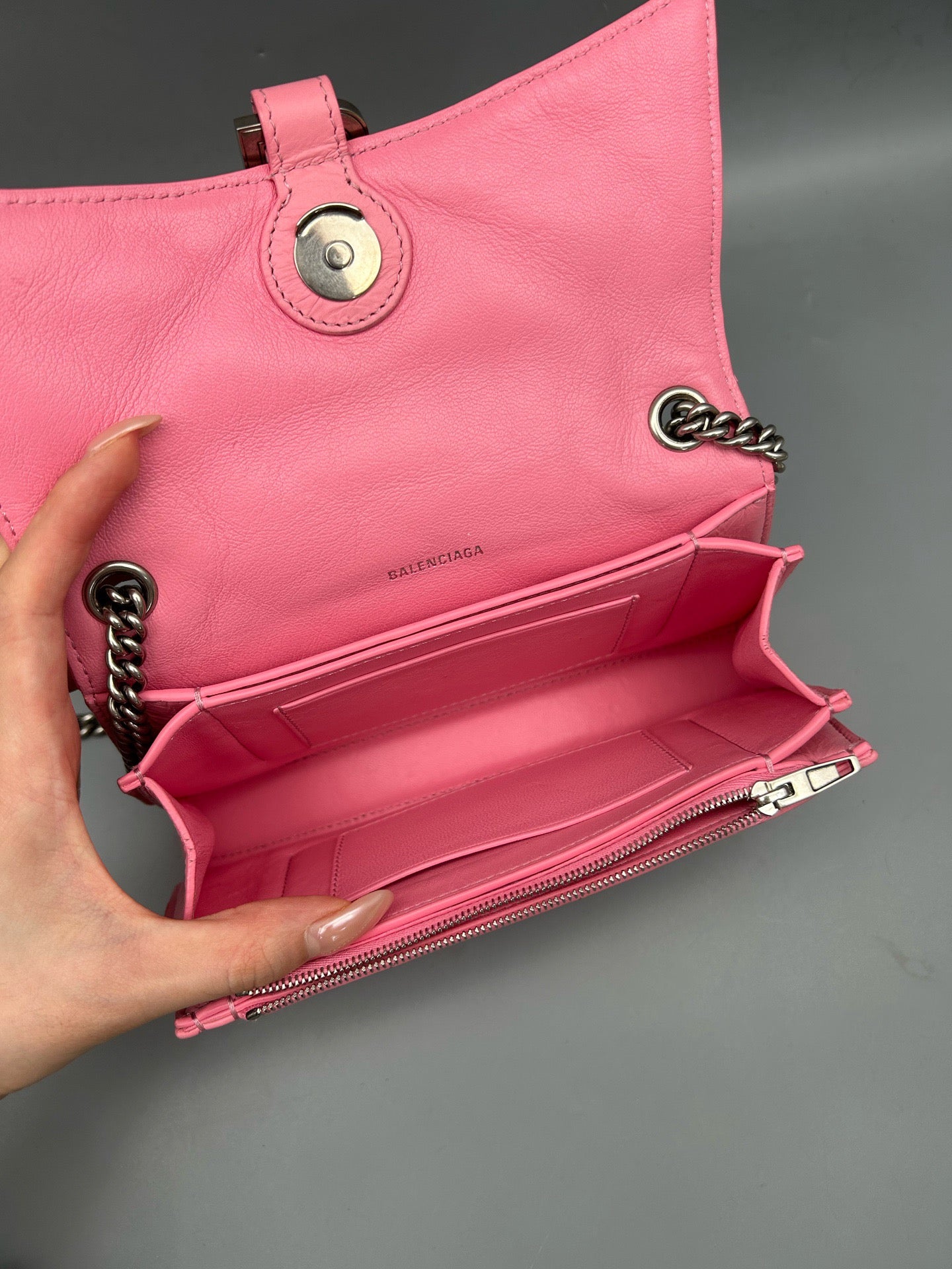 Balenciaga - Crush - Leather - Pink - (small)